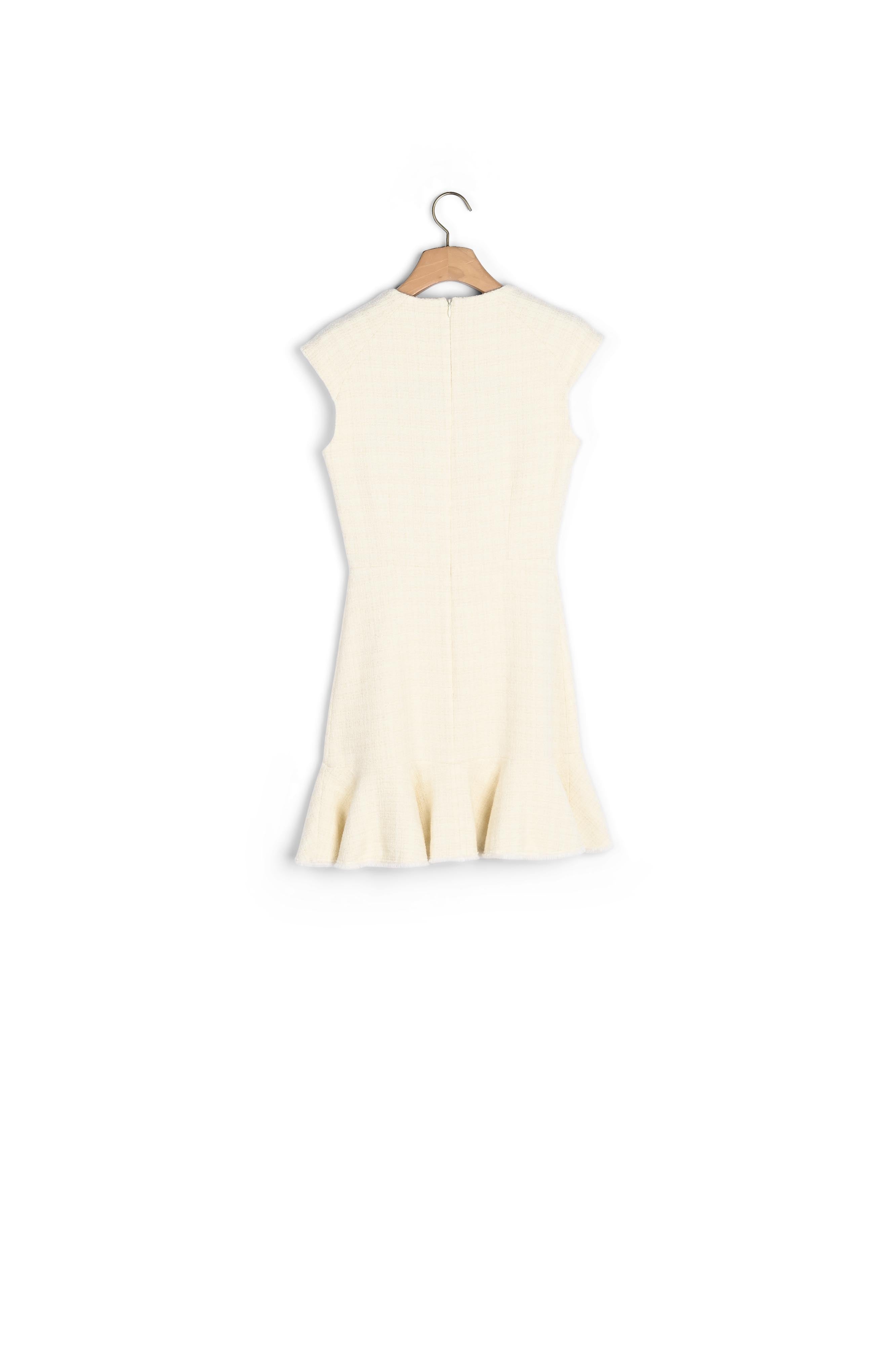 Robe courte en tweed Sandro seconde main