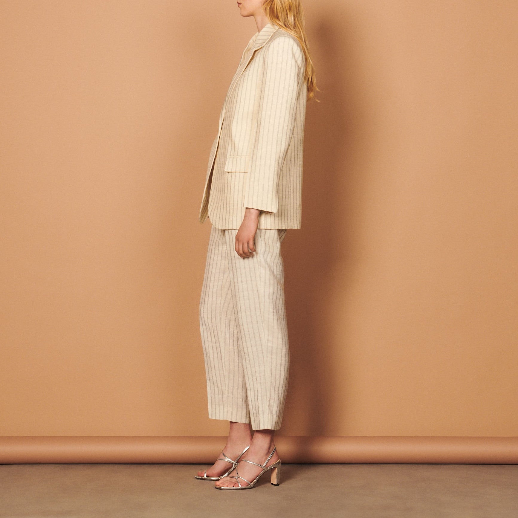 Veste de tailleur rayée Sandro seconde main