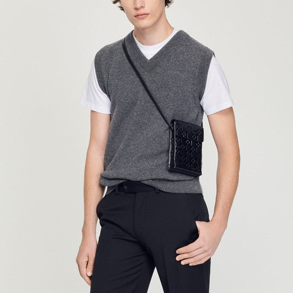 Pull en laine et cachemire Homme Sandro seconde main