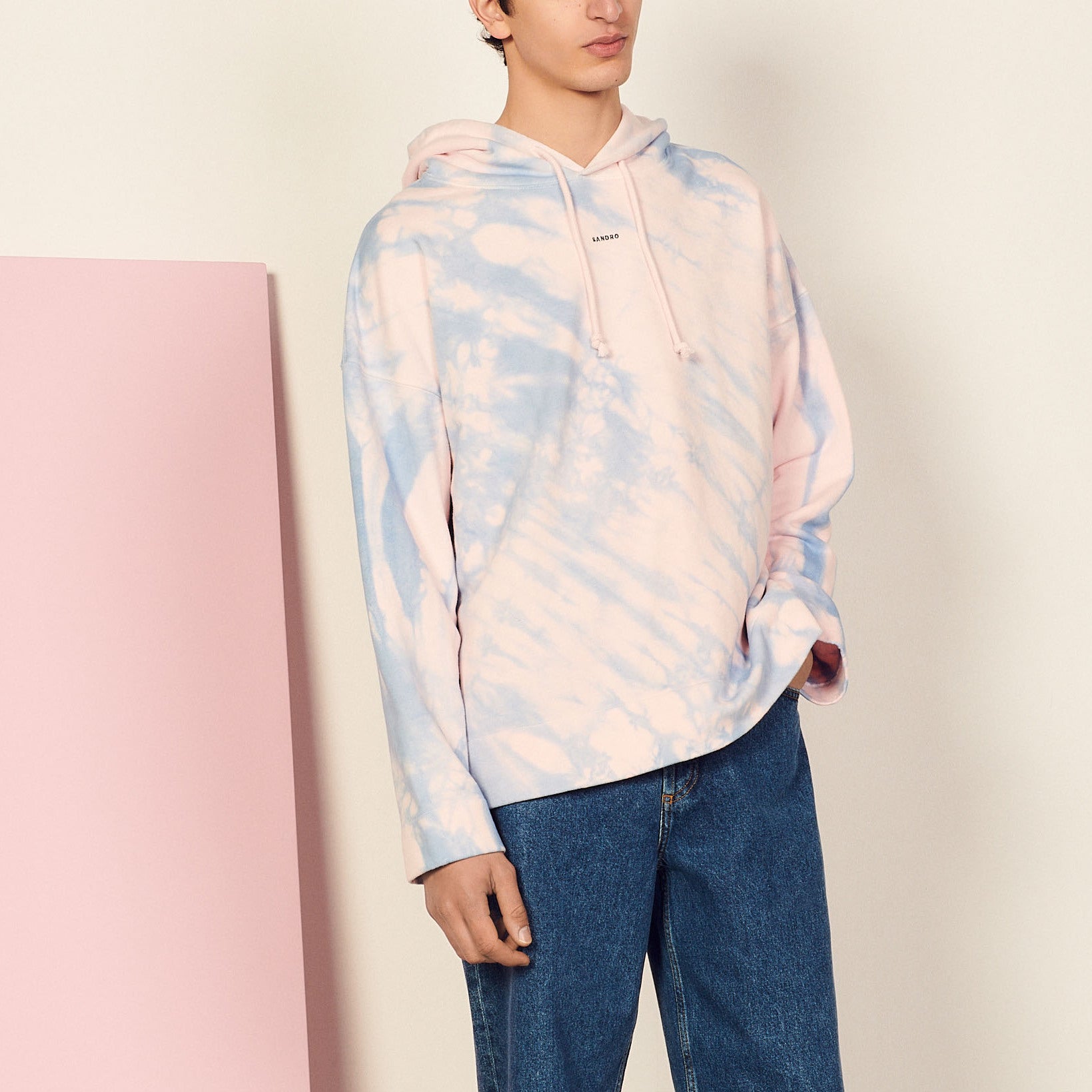 Hoodie tie and dye Sandro seconde main