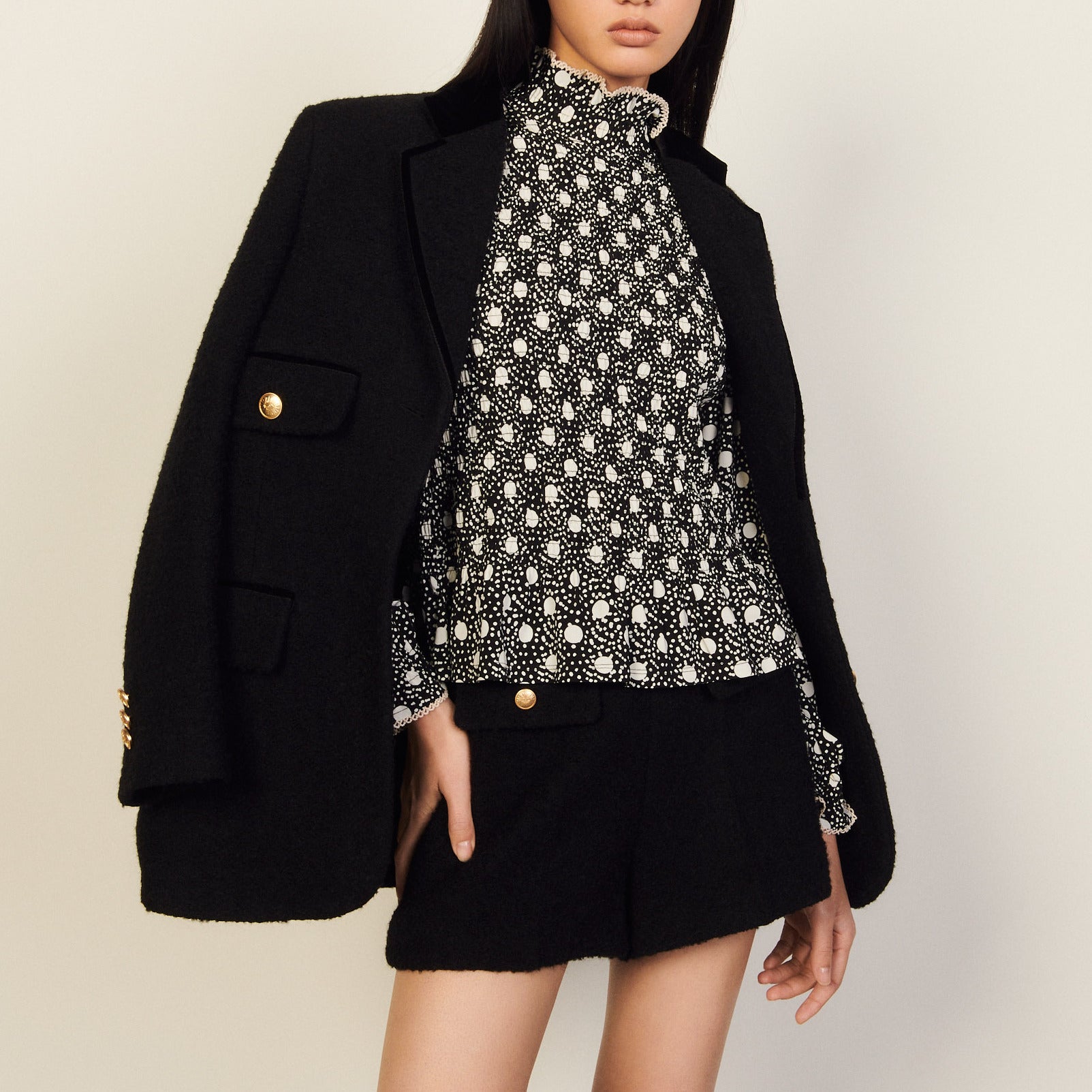 T-shirt Ecru Sandro seconde main