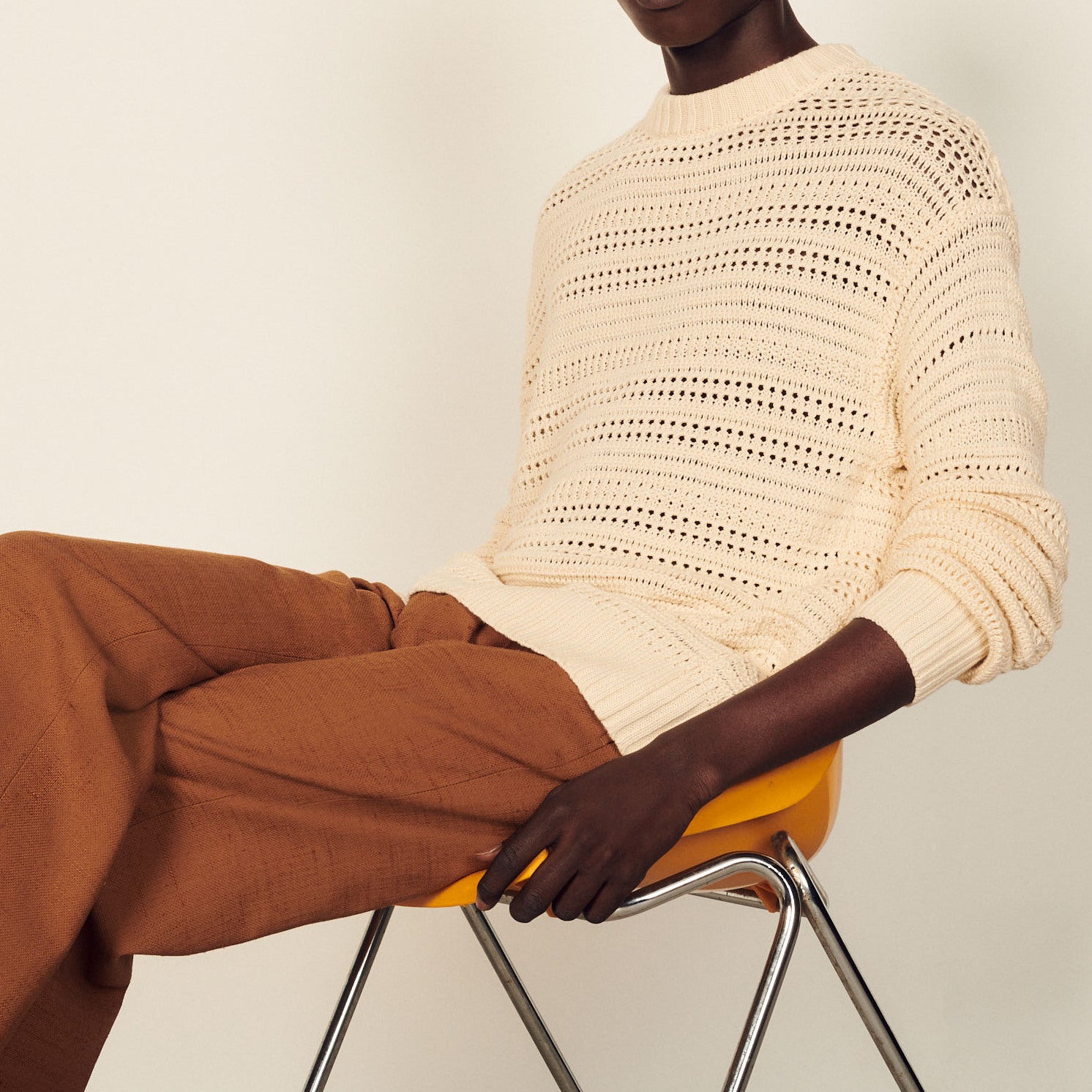 Pull en Maille ajourée Sandro seconde main