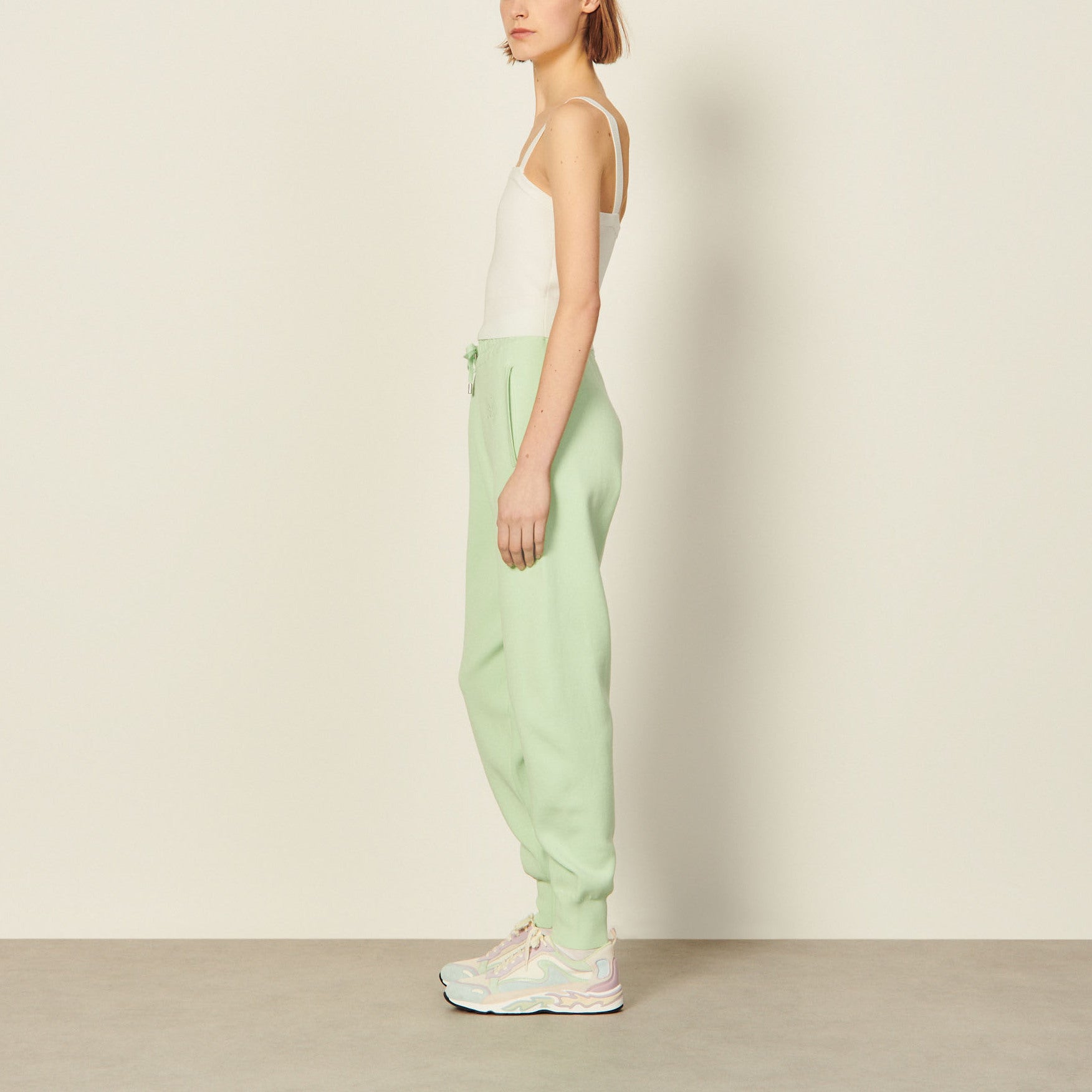 Brassière en Maille brodée Sandro seconde main