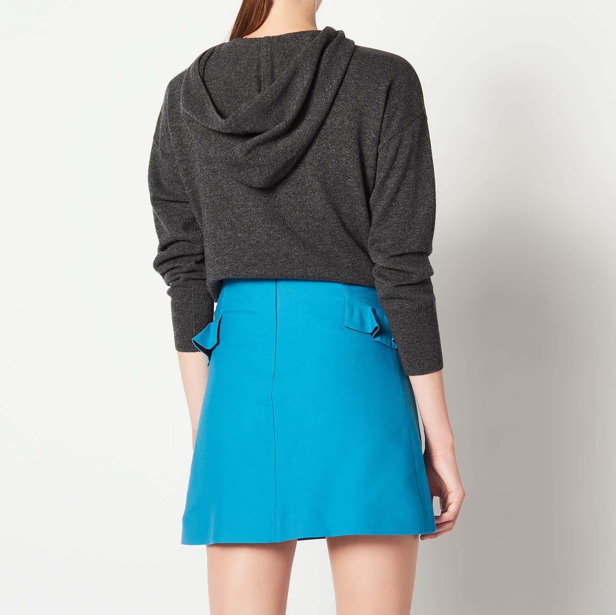 Jupe courte avec volant sur les côtés Sandro seconde main