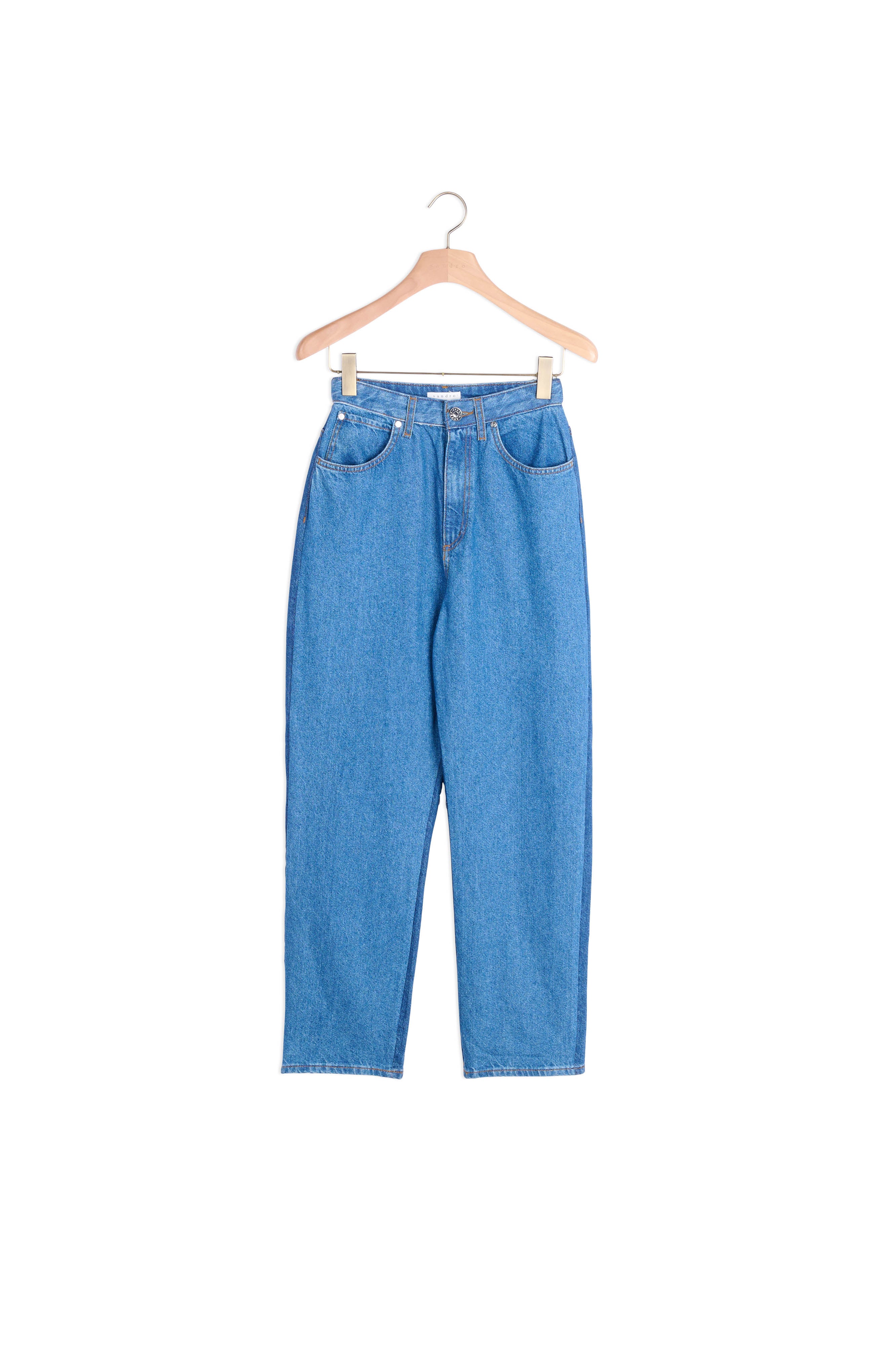 Jean coupe mom bicolore Sandro seconde main