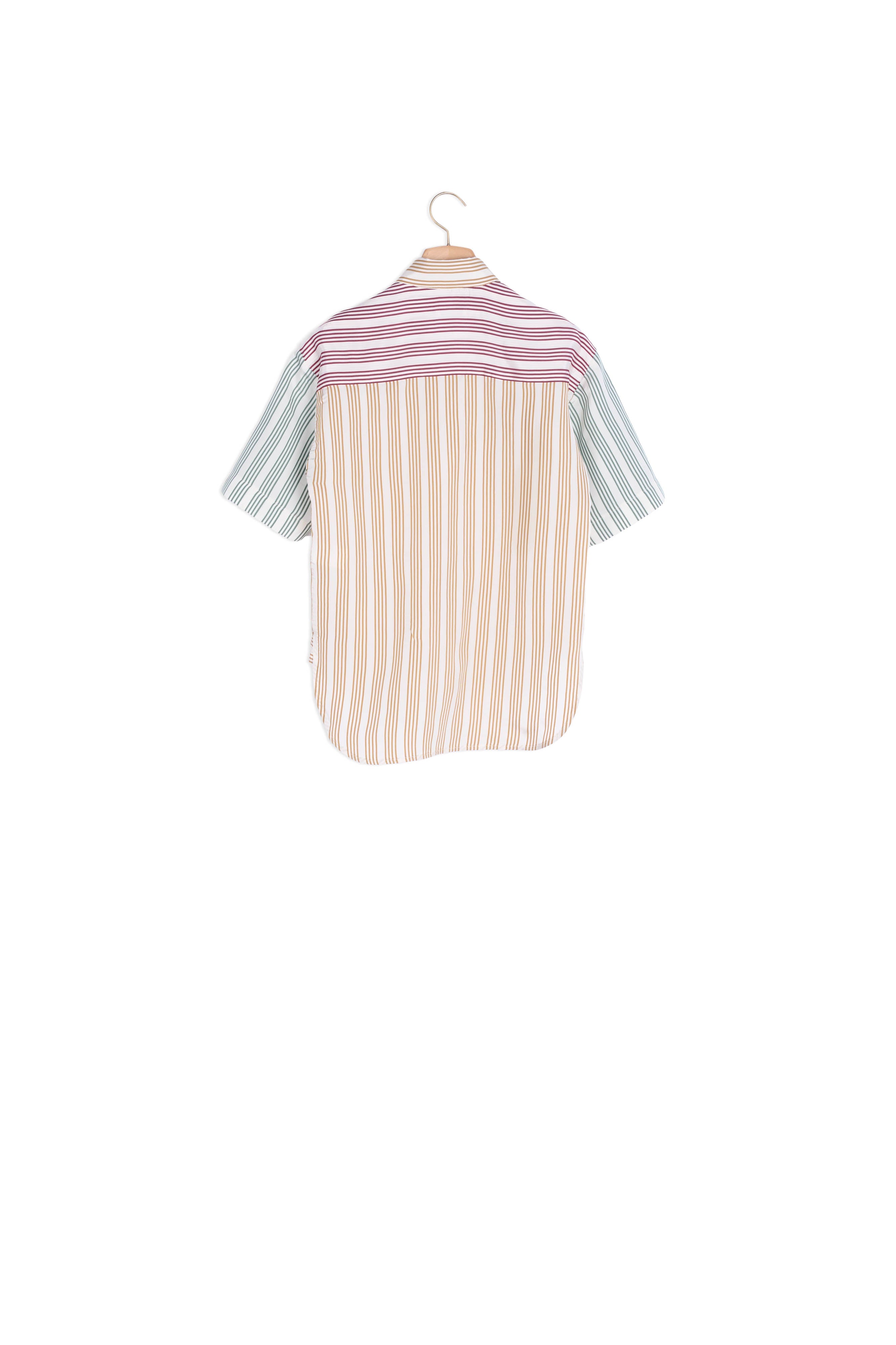 Chemisette à rayures tricolores Sandro seconde main