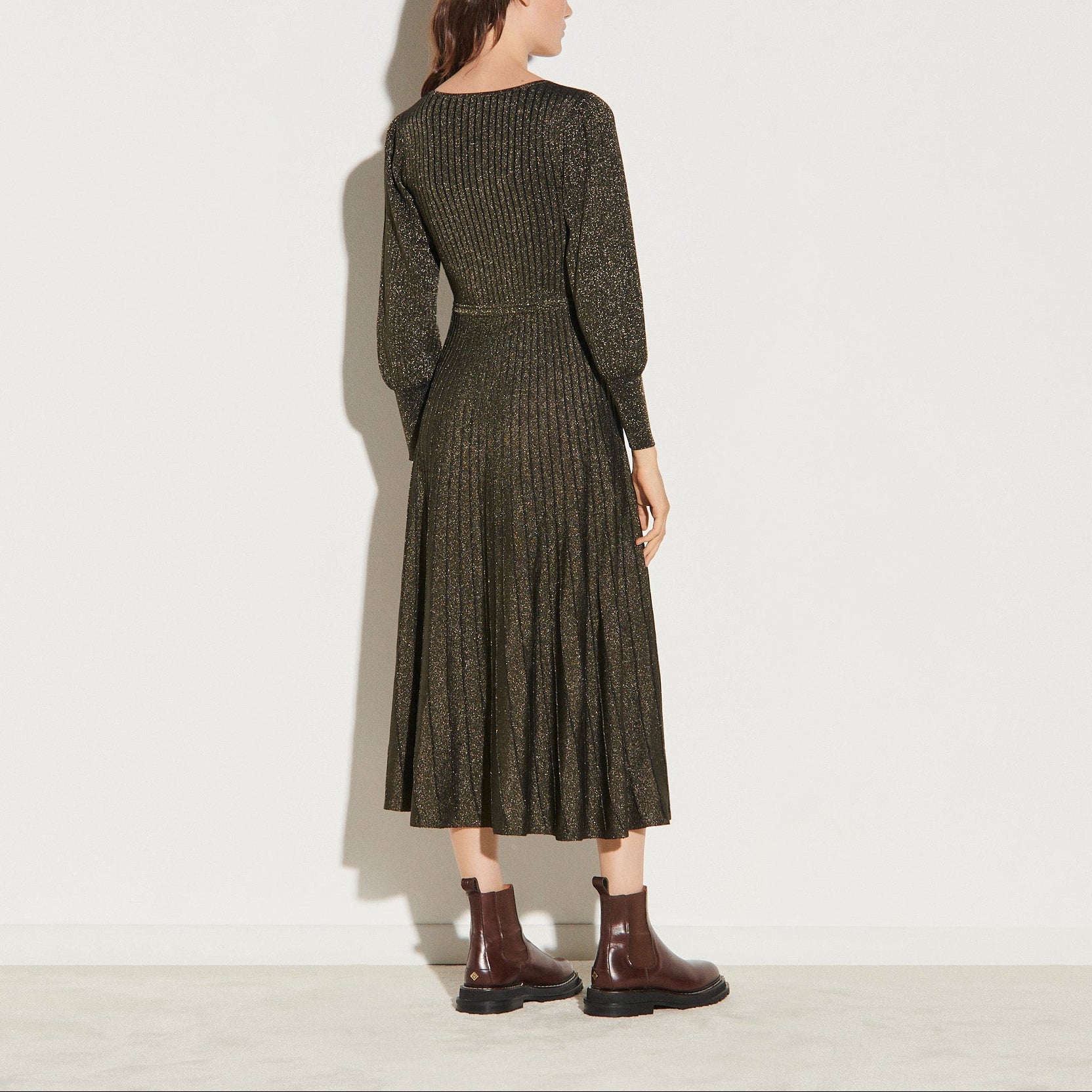 Robe longue en Maille lurex boutonnée Sandro seconde main