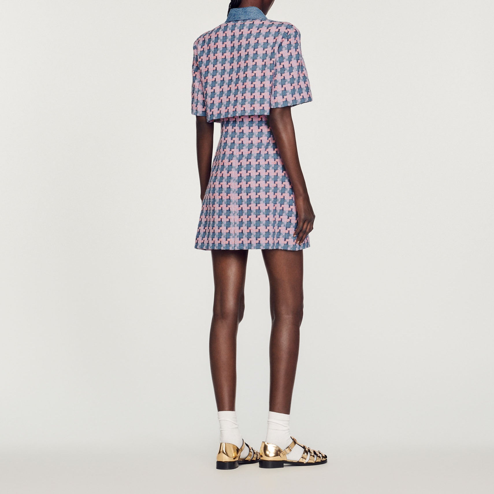 Robe en tweed Sandro seconde main