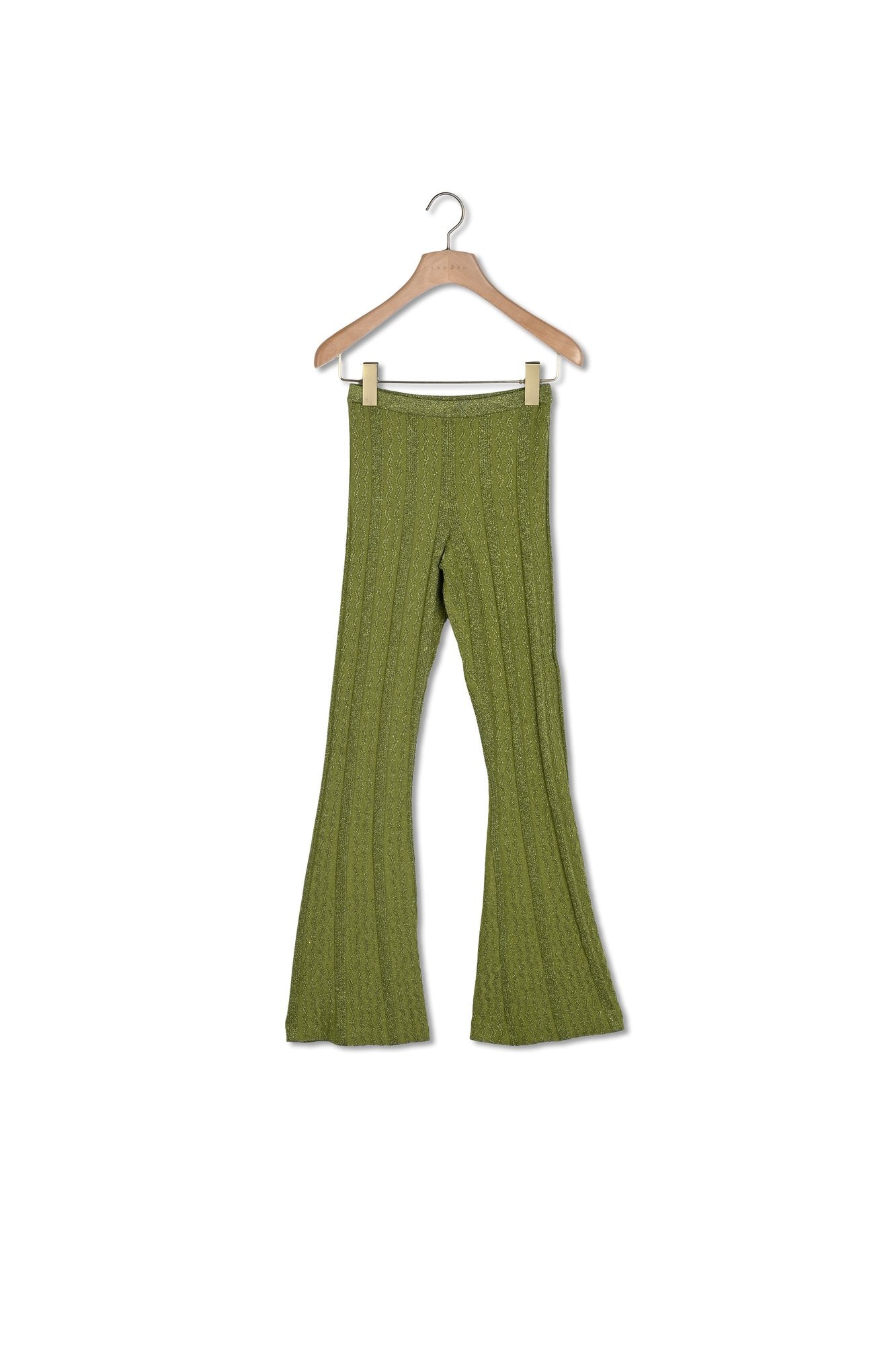 Pantalon en Maille métallisée Sandro seconde main