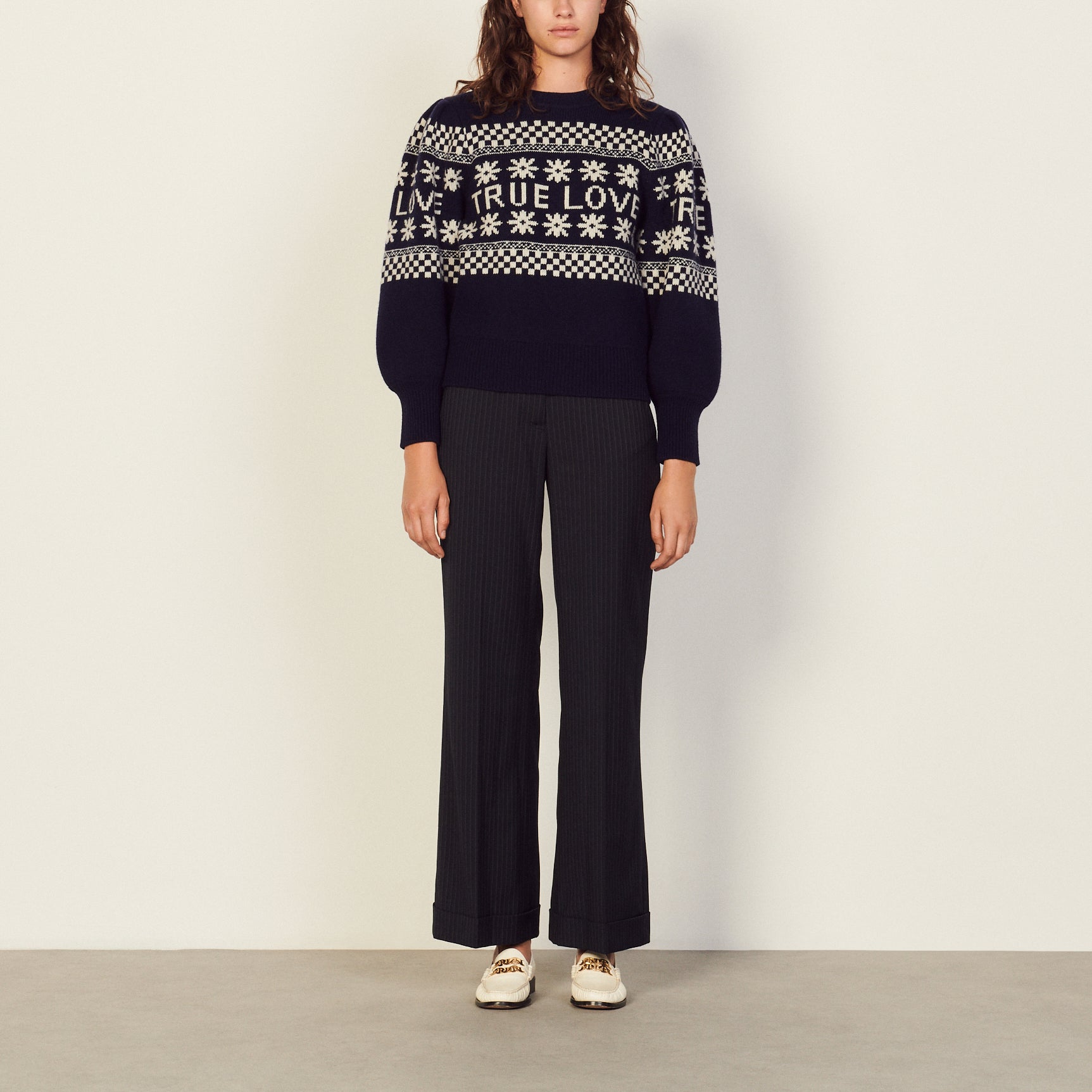 Pull Marine Sandro seconde main