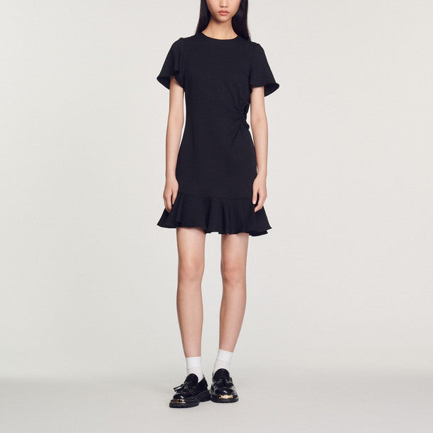 Robe courte en crêpe Sandro seconde main