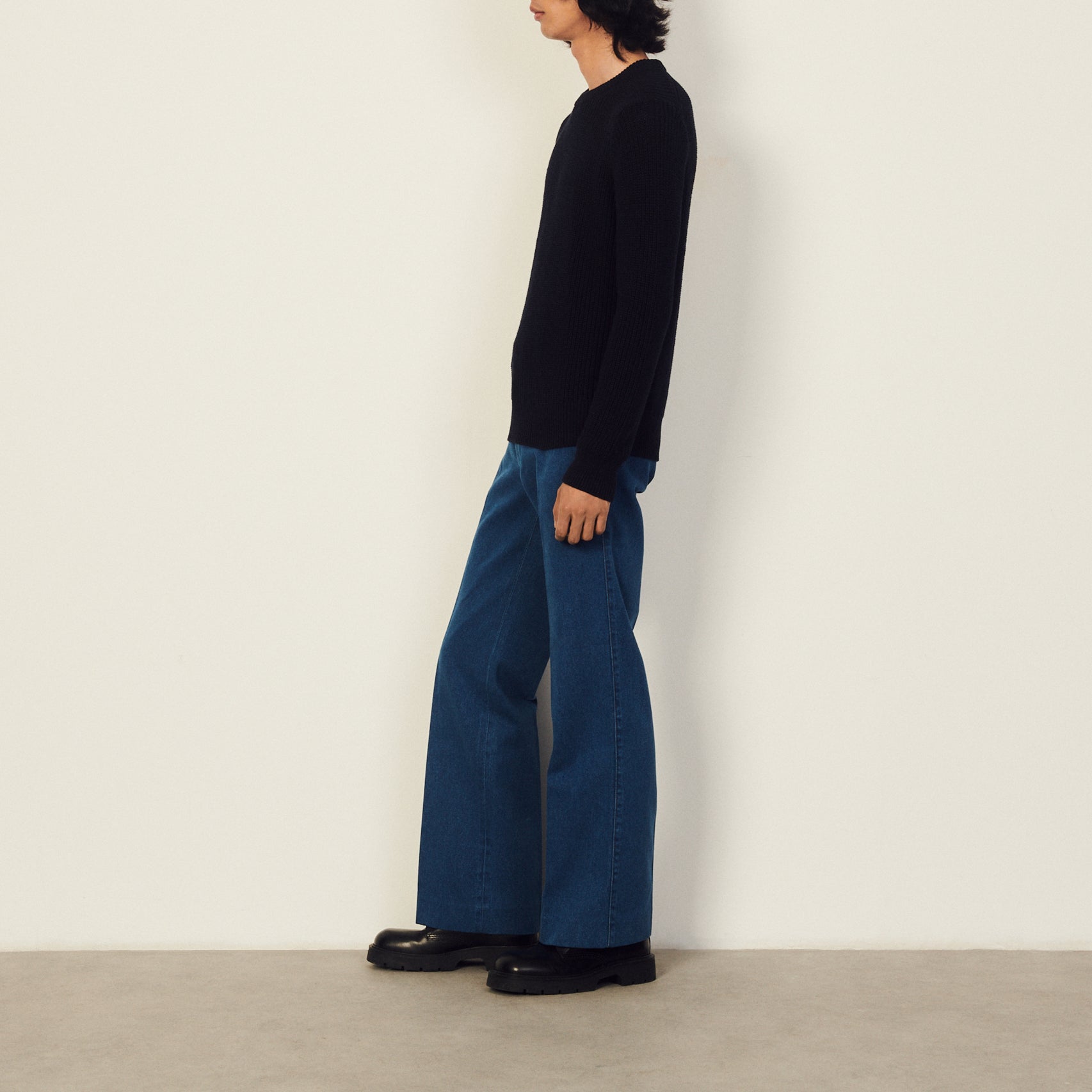 Pull en coton et soie Sandro seconde main