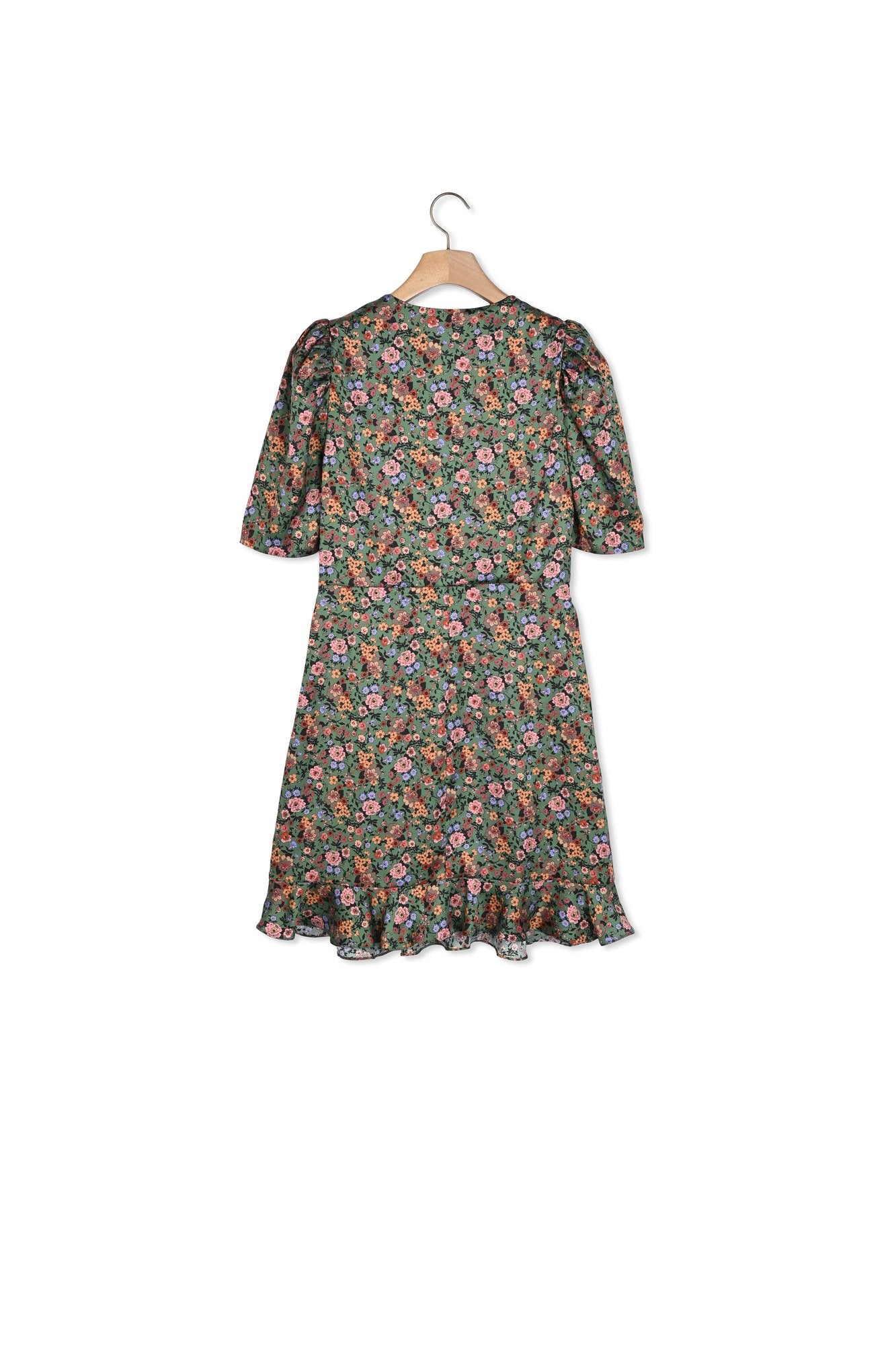 Robe courte à imprimé Fleurs d'automne Sandro seconde main