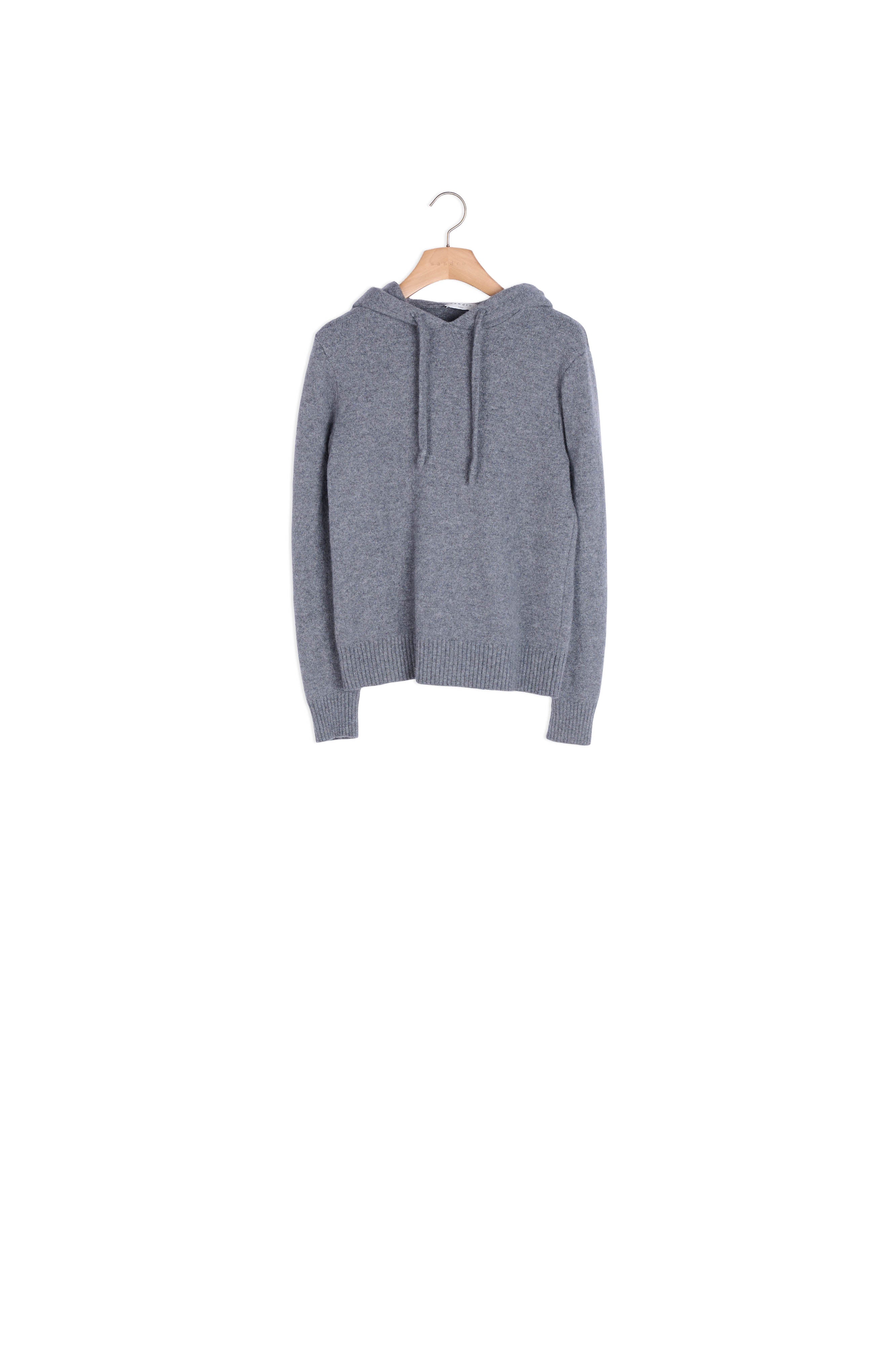 Maille Gris Chiné Sandro seconde main