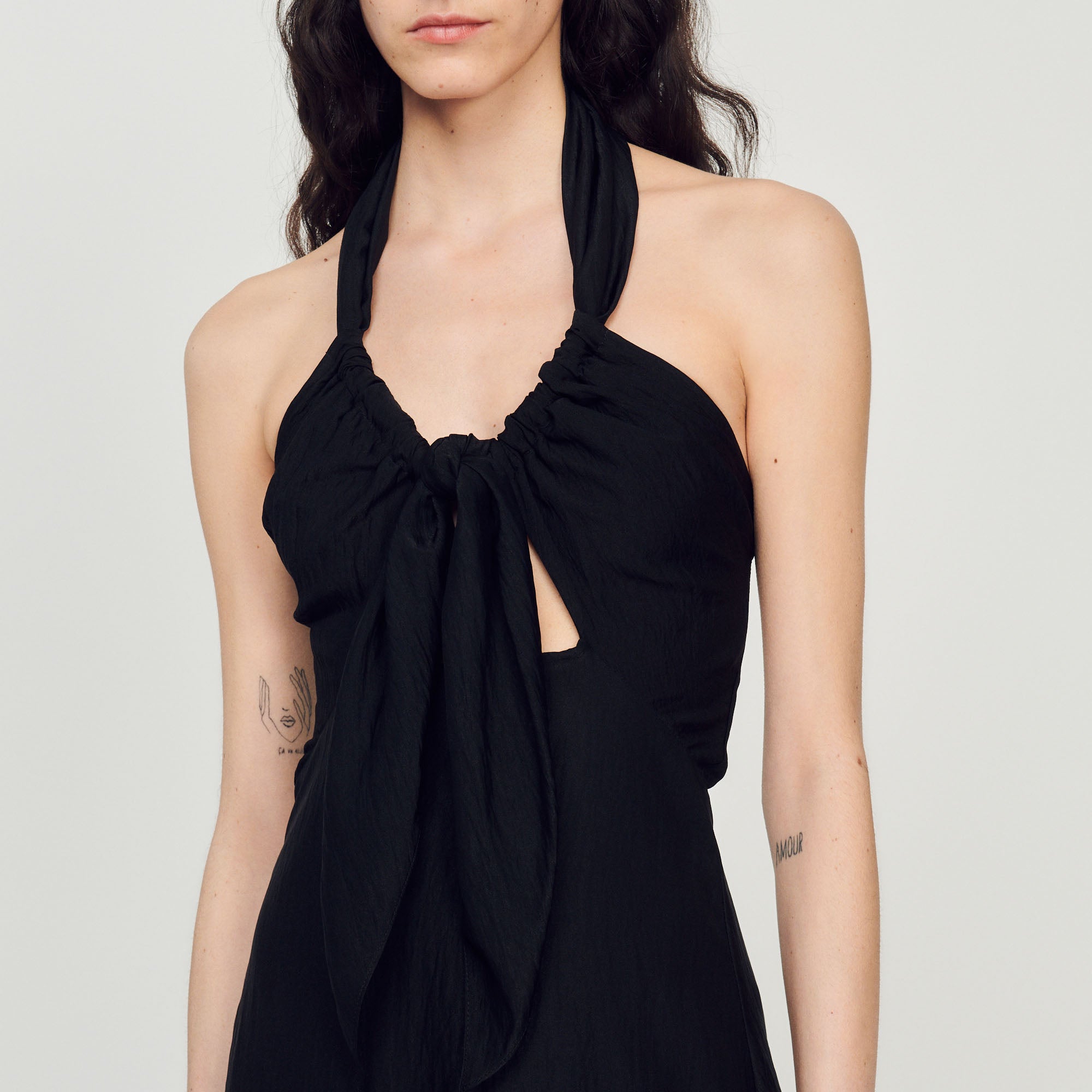 Robe nouée dos nu Sandro seconde main