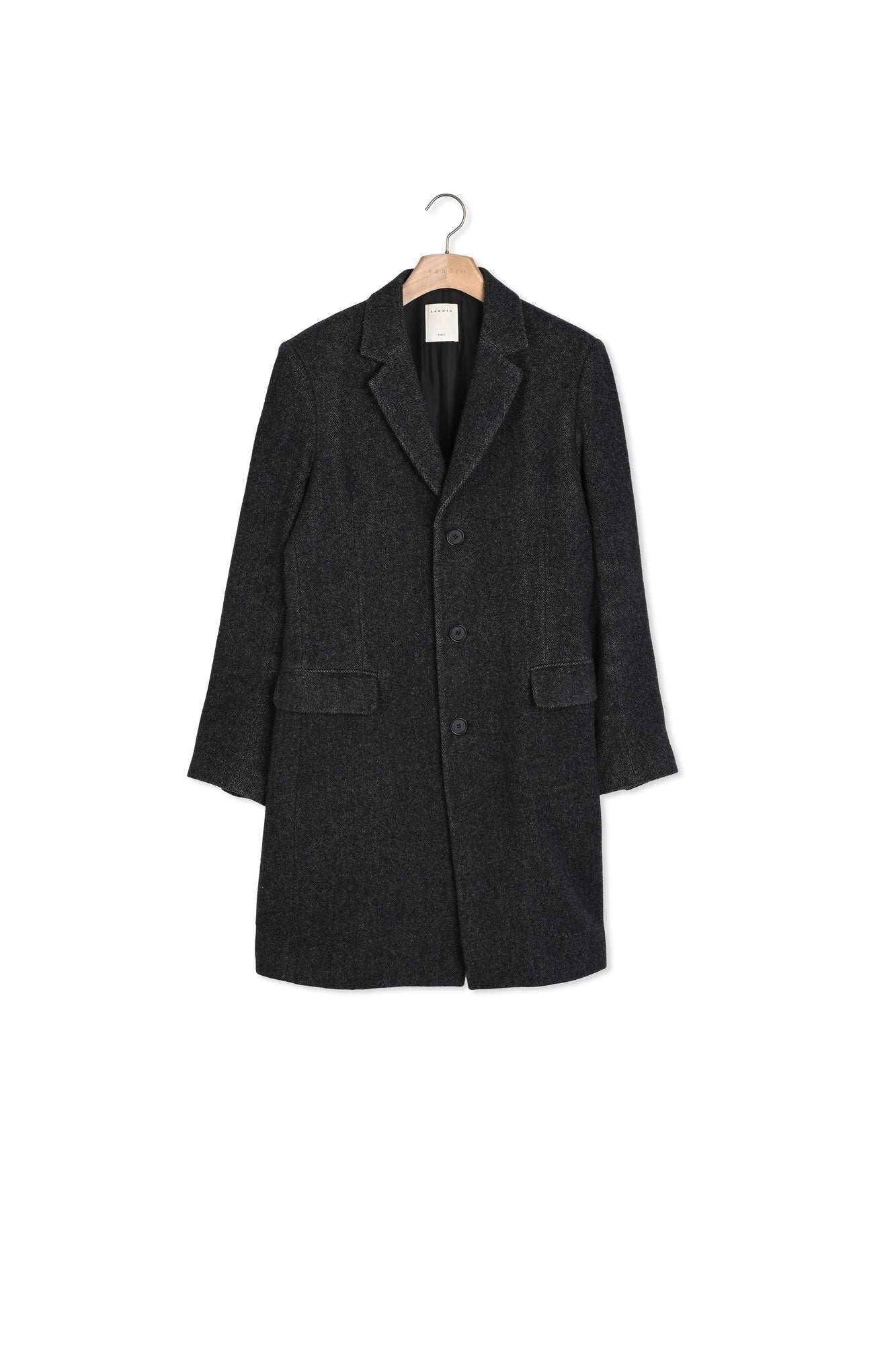 Manteau à chevrons Sandro seconde main