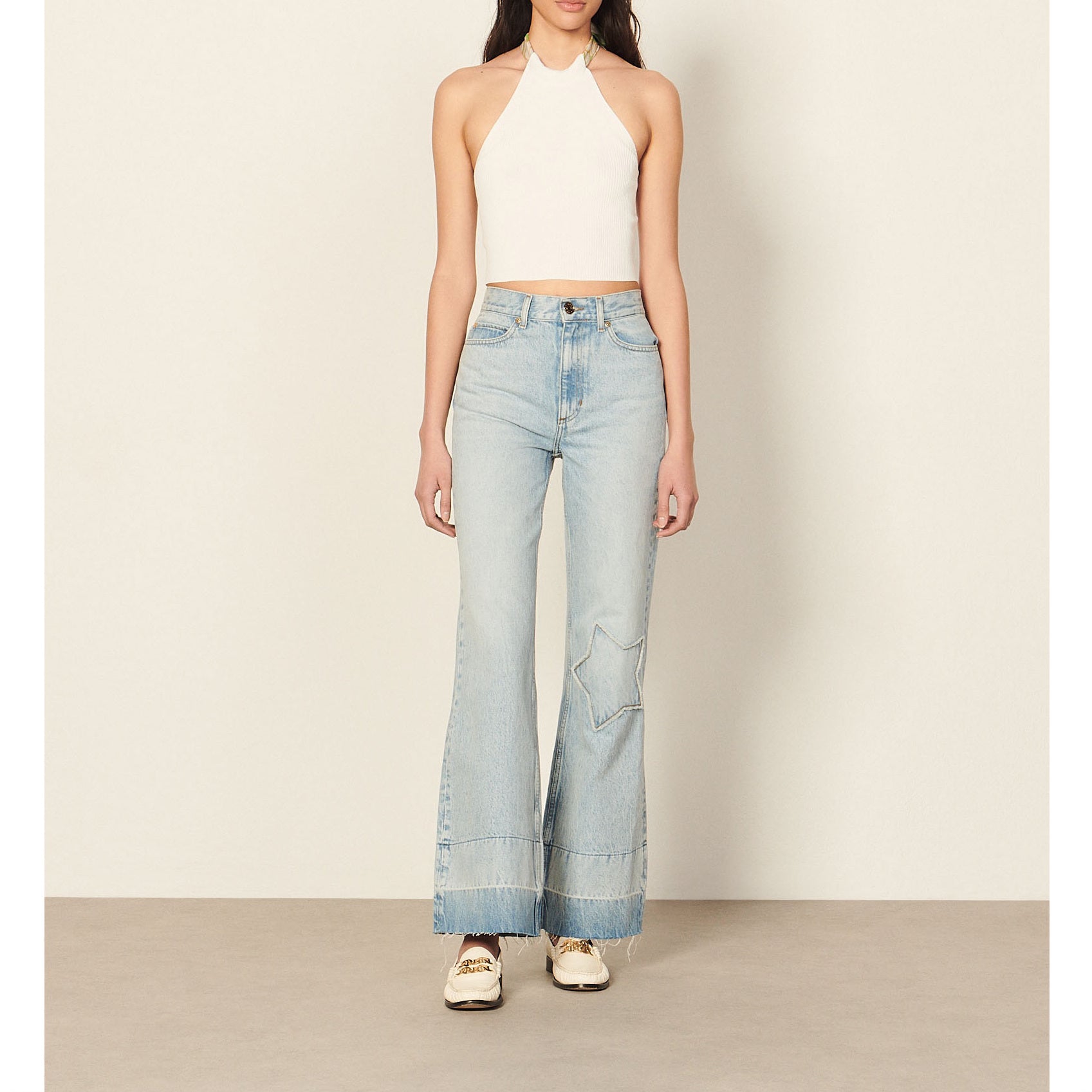 Top dos nu foulard Sandro seconde main