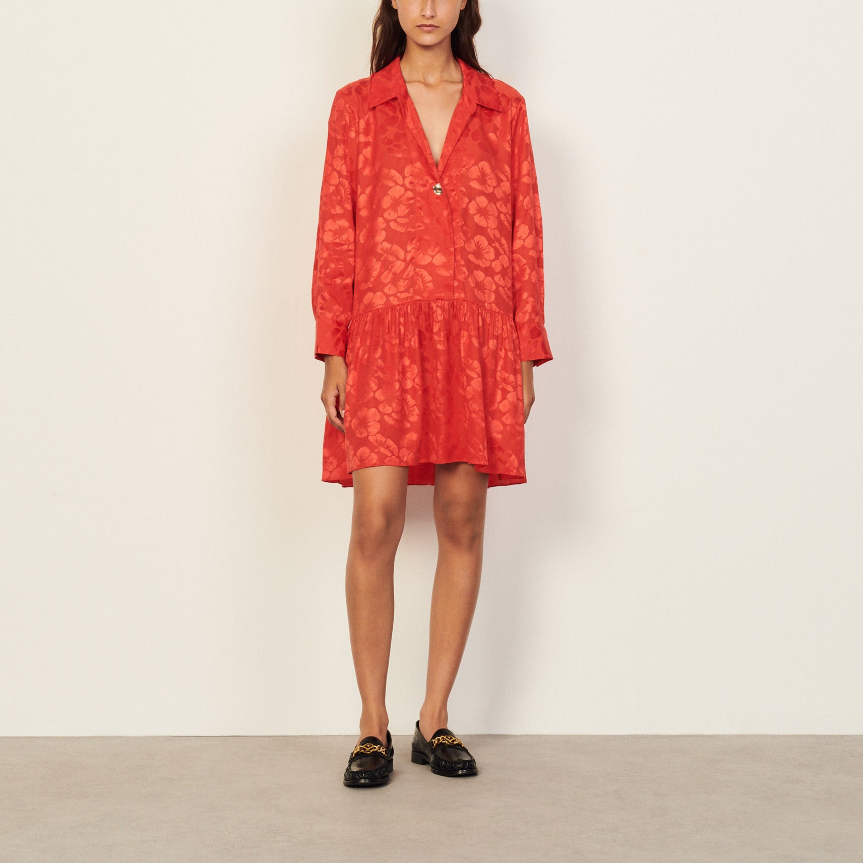 Robe esprit Chemise Sandro seconde main