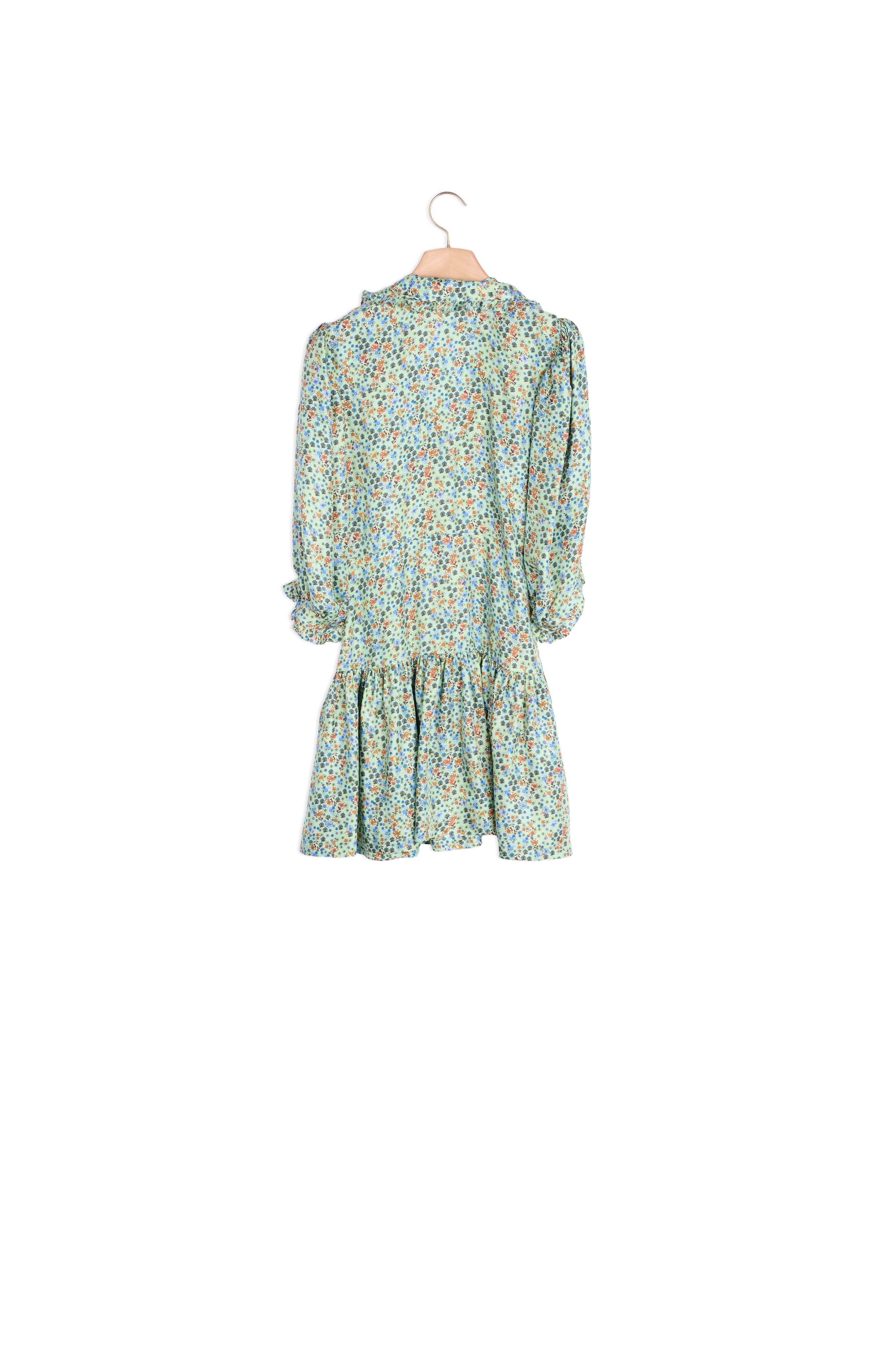 Robe courte fluide imprimé fleuri Sandro seconde main