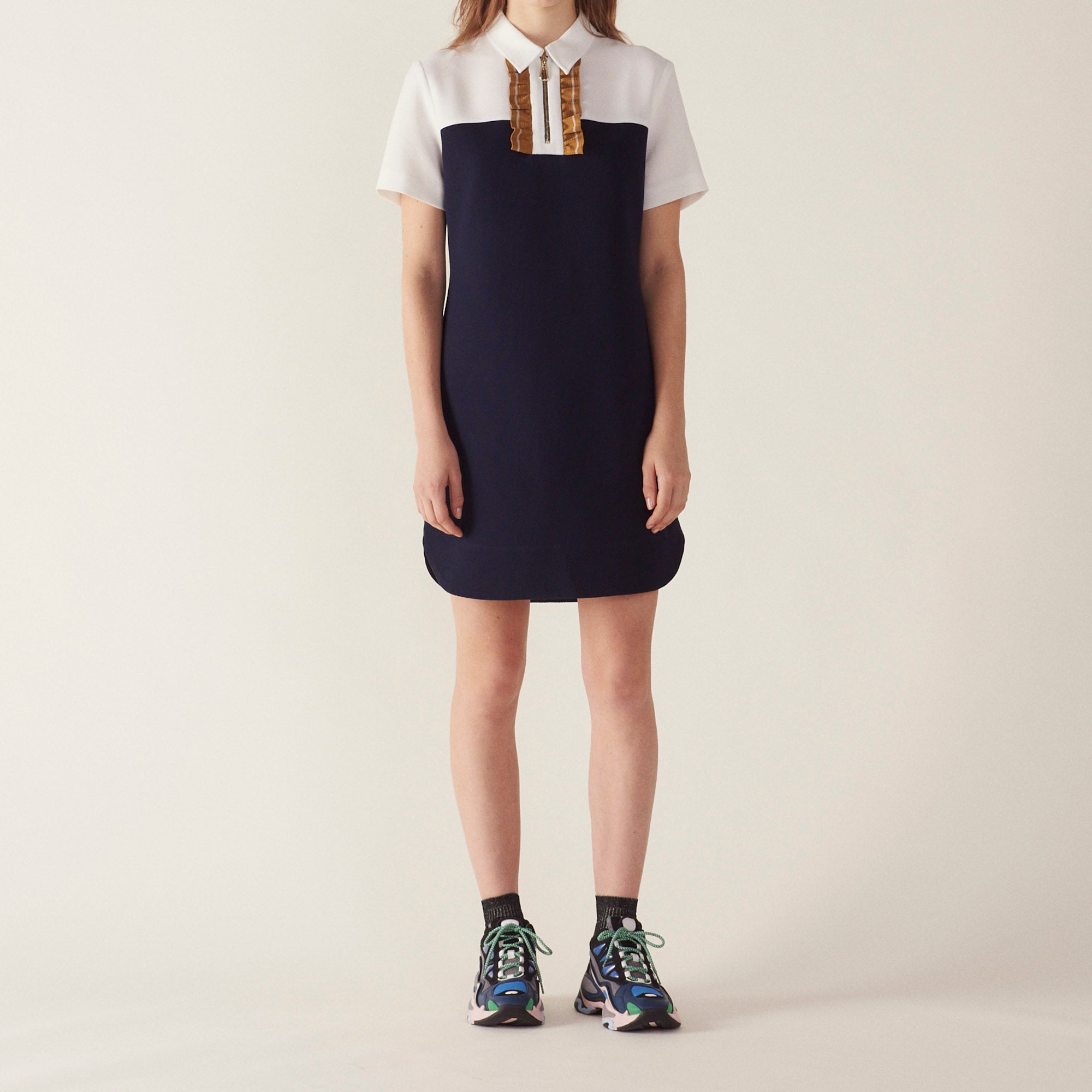 Robe courte bicolore Sandro seconde main