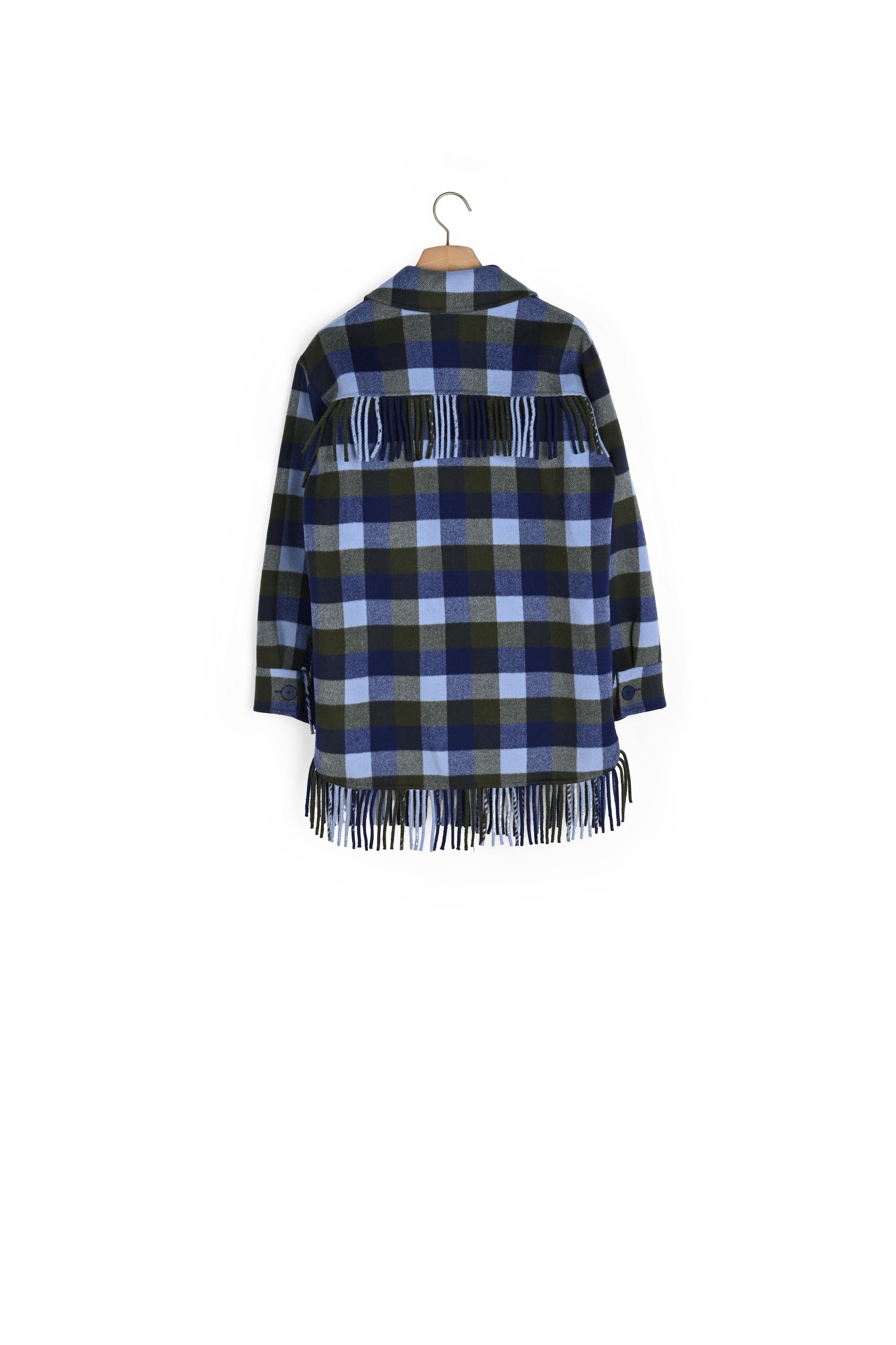 Manteau à carreaux Sandro seconde main