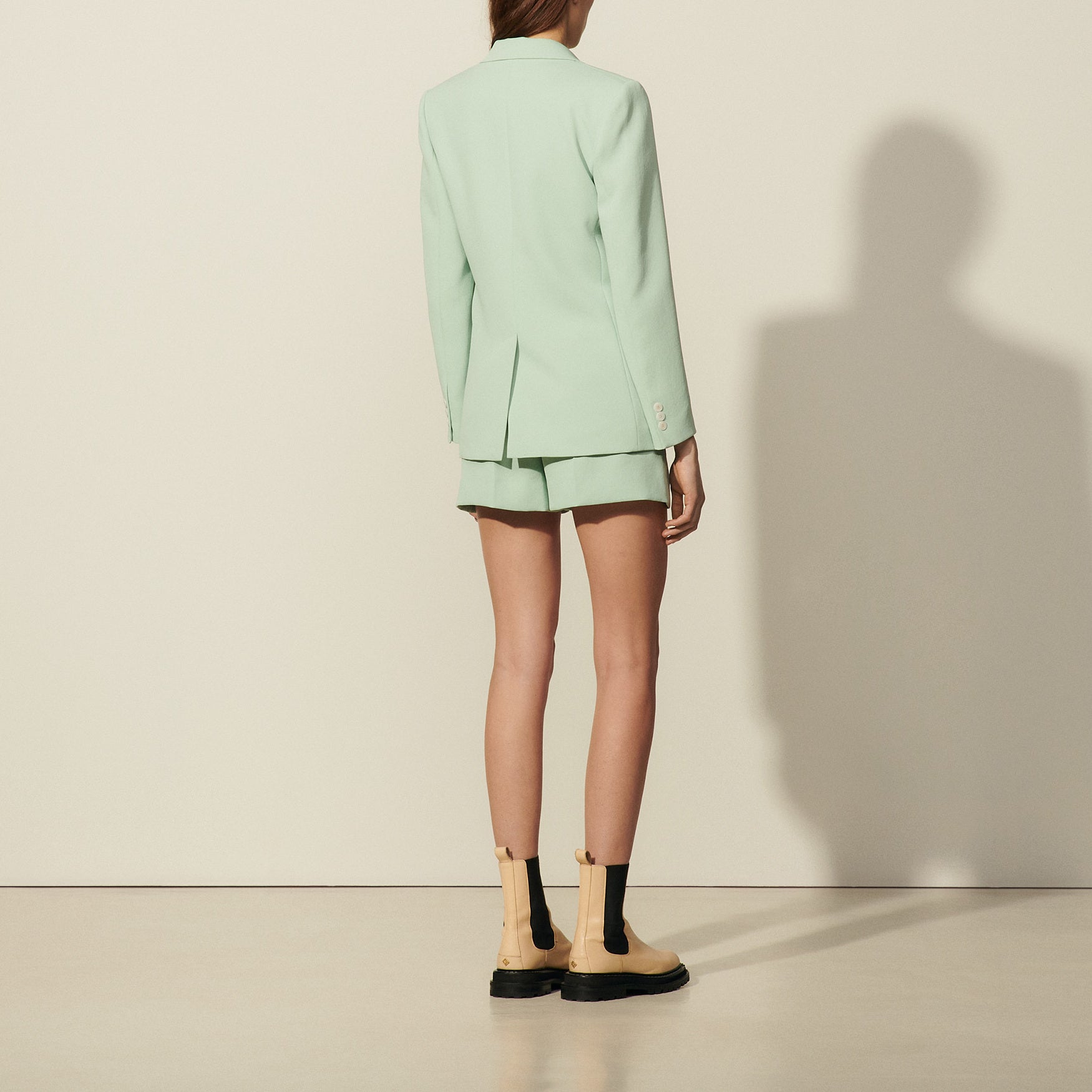 Veste de tailleur en crêpe Sandro seconde main