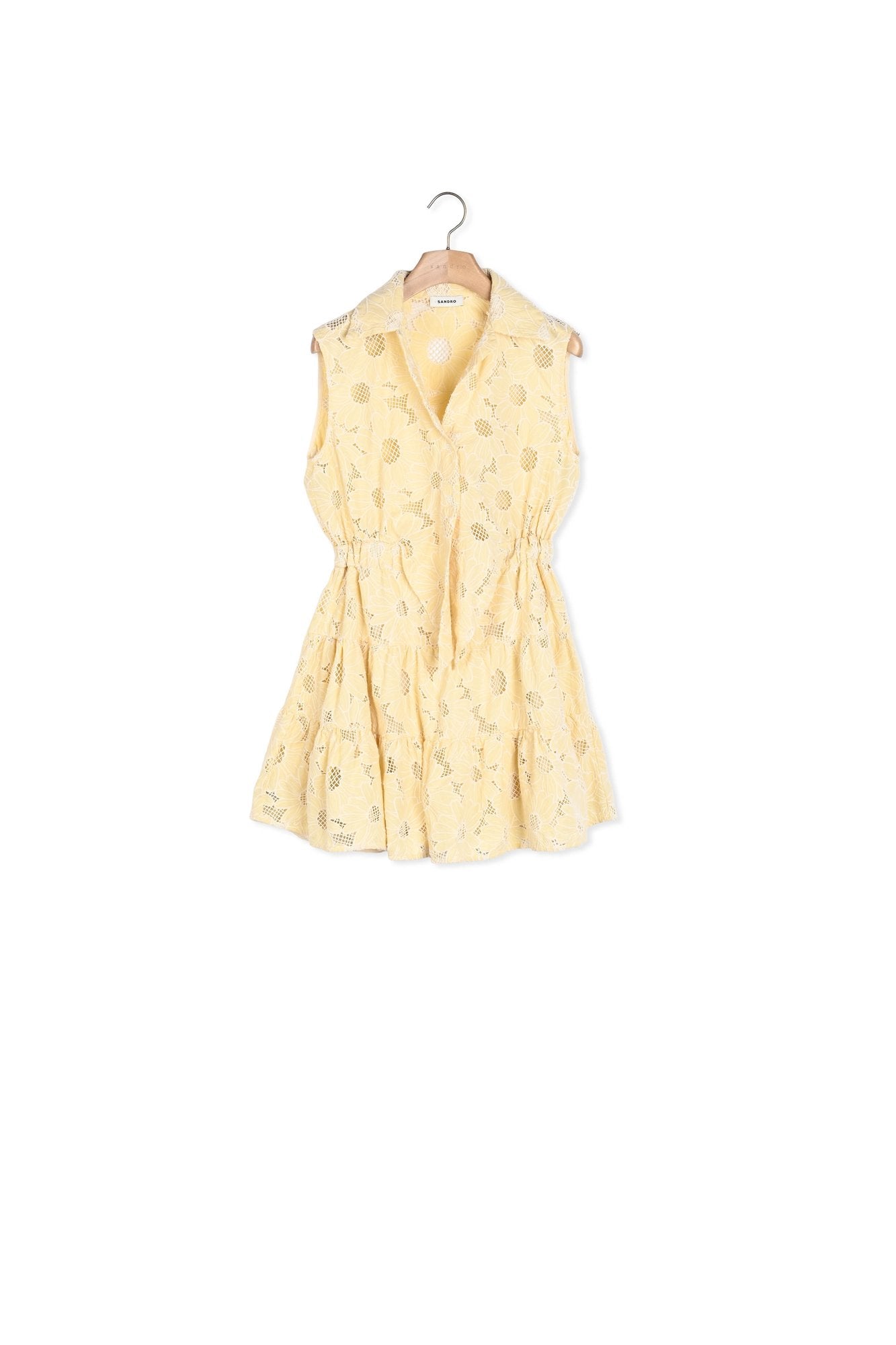 Robe courte brodée Sandro seconde main