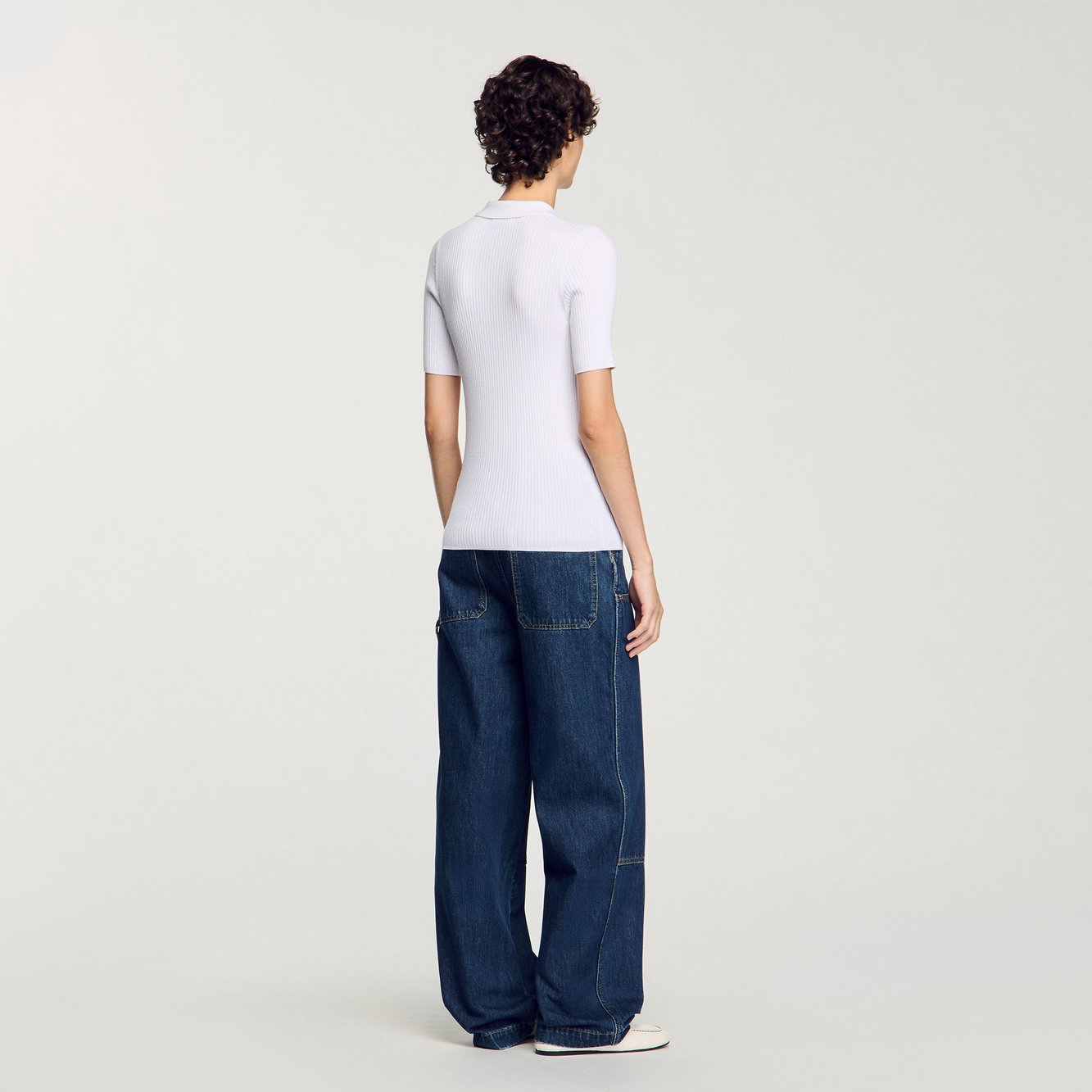 Cardigan en maille côtelée Sandro seconde main