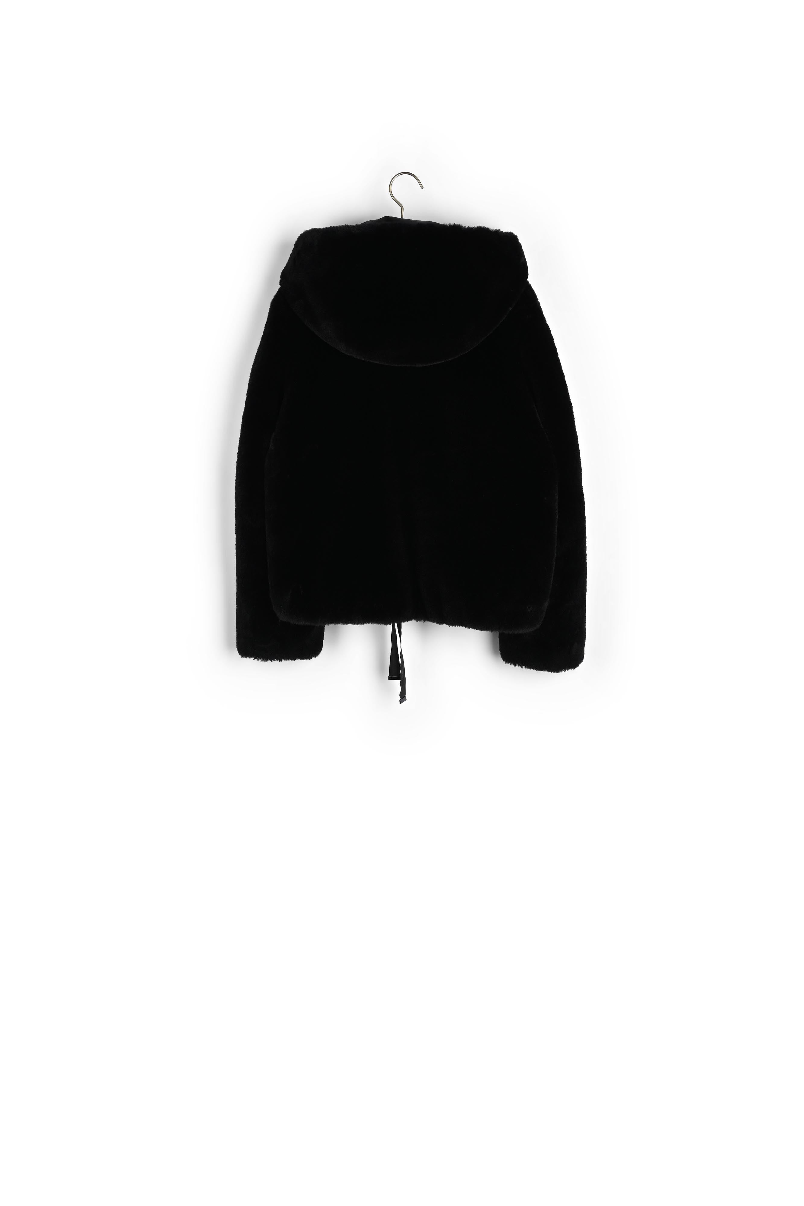 Veste à capuche en fausse fourrure Sandro seconde main