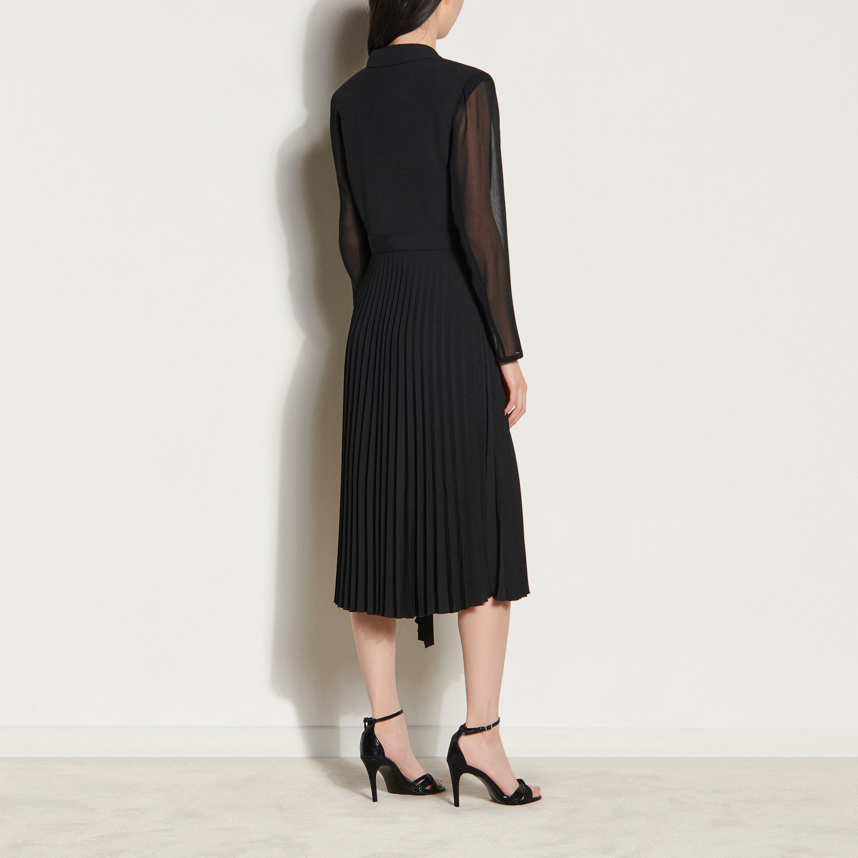 Robe bi-matière à manches longues Sandro seconde main