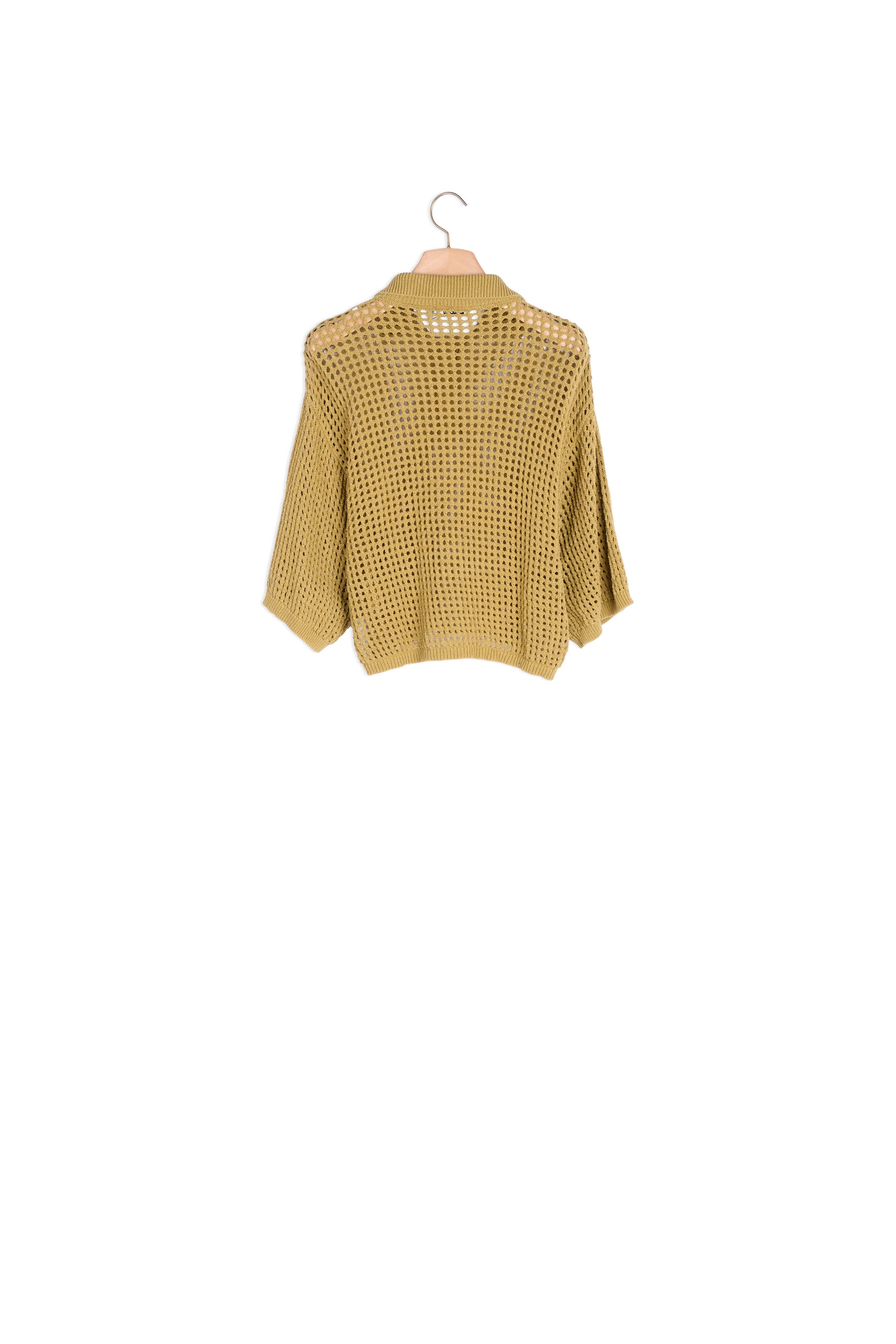 Pull court en Maille résille Sandro seconde main