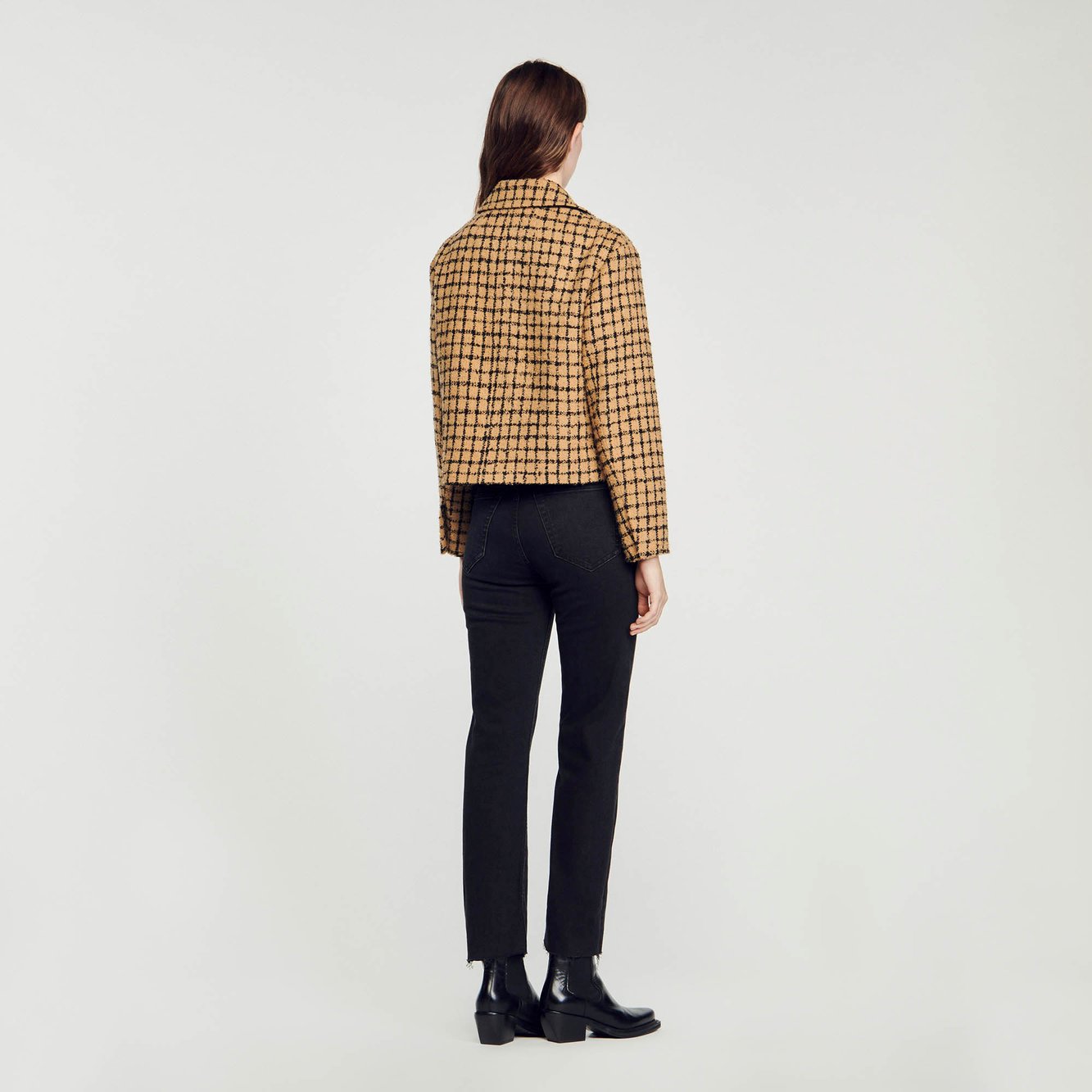 Veste en tweed Sandro seconde main