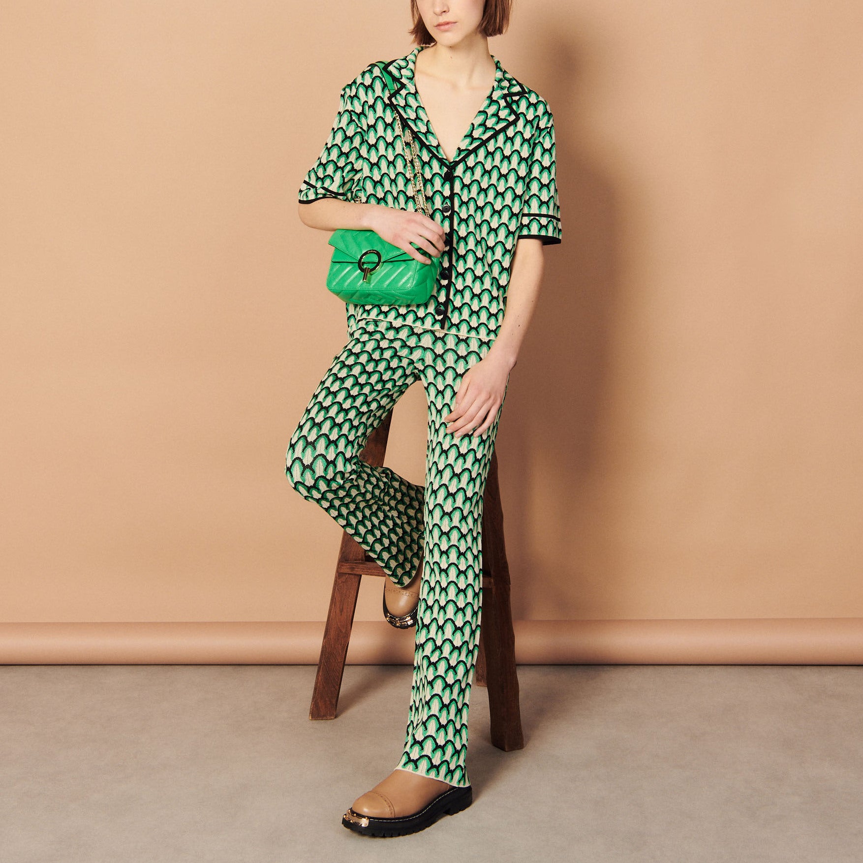 Cardigan à manches courtes Sandro seconde main