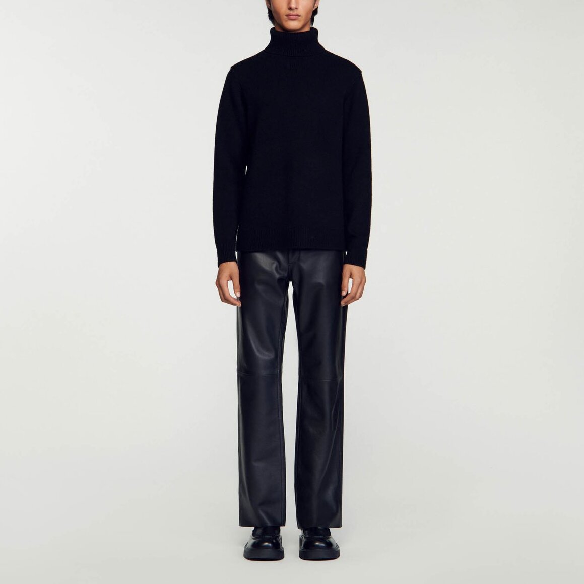 Pull Noir Sandro seconde main