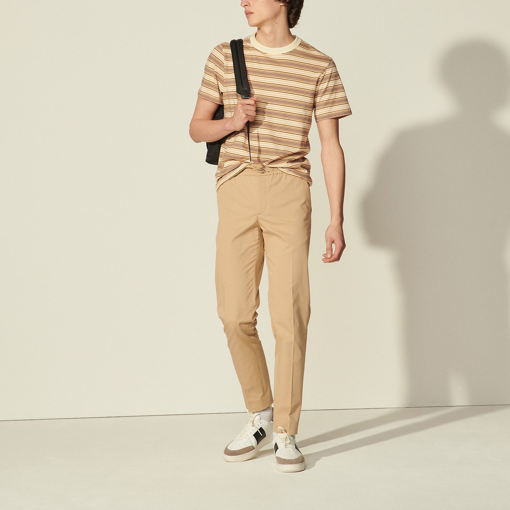 Pantalon à la ceinture élastique Sandro seconde main