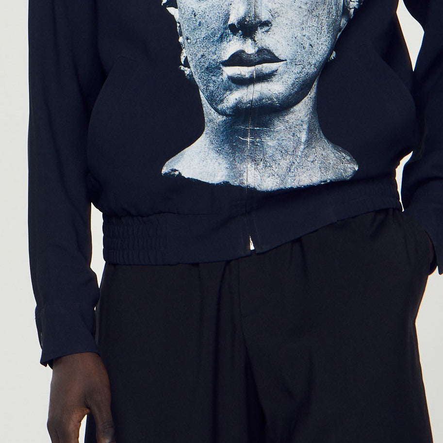 Blouson Noir Sandro seconde main