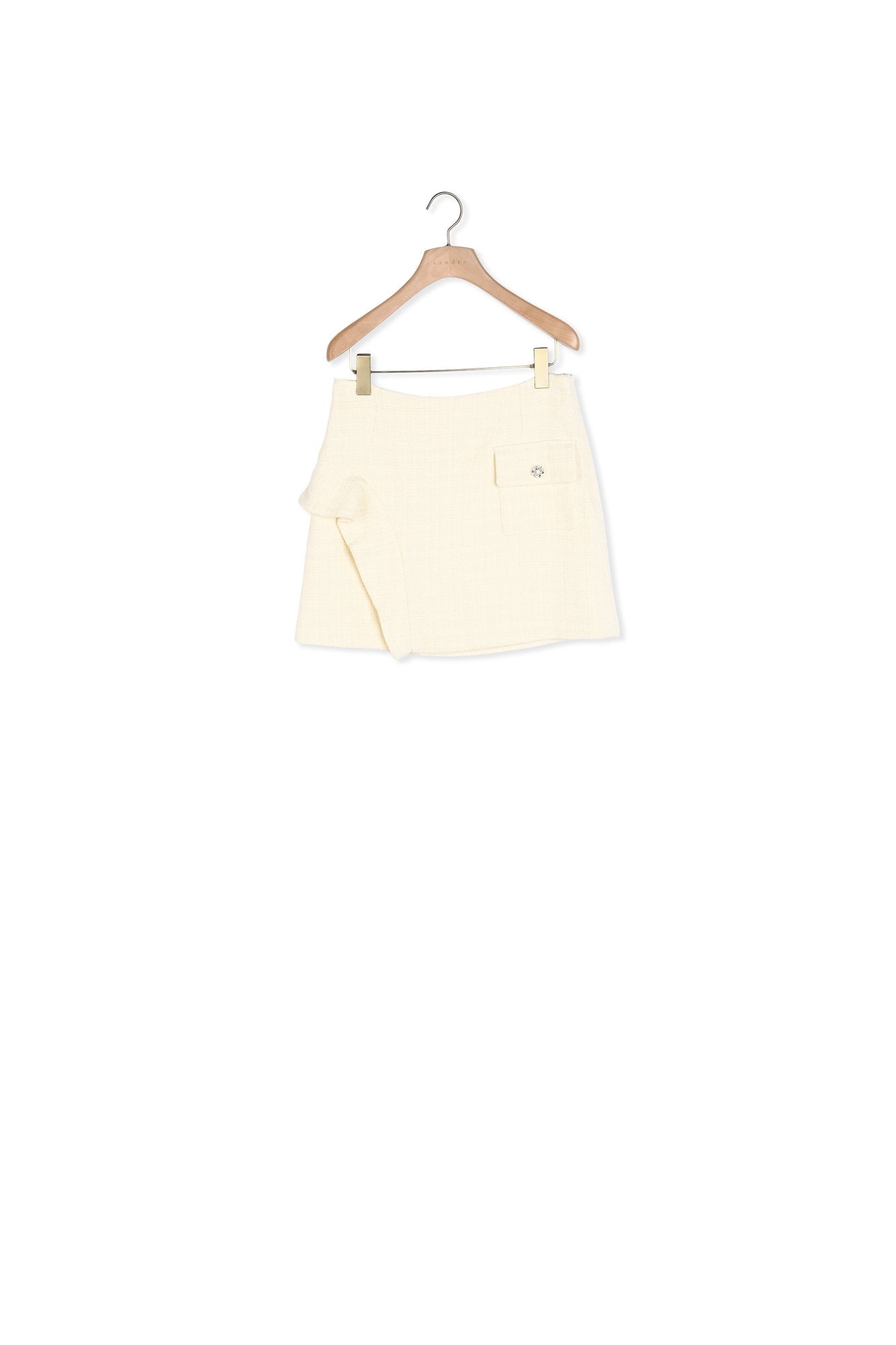 Jupe courte à volant Sandro seconde main