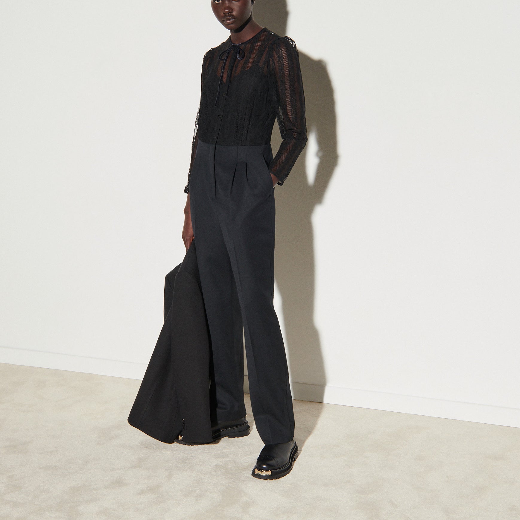 Combinaison Pantalon bi-matière Sandro seconde main