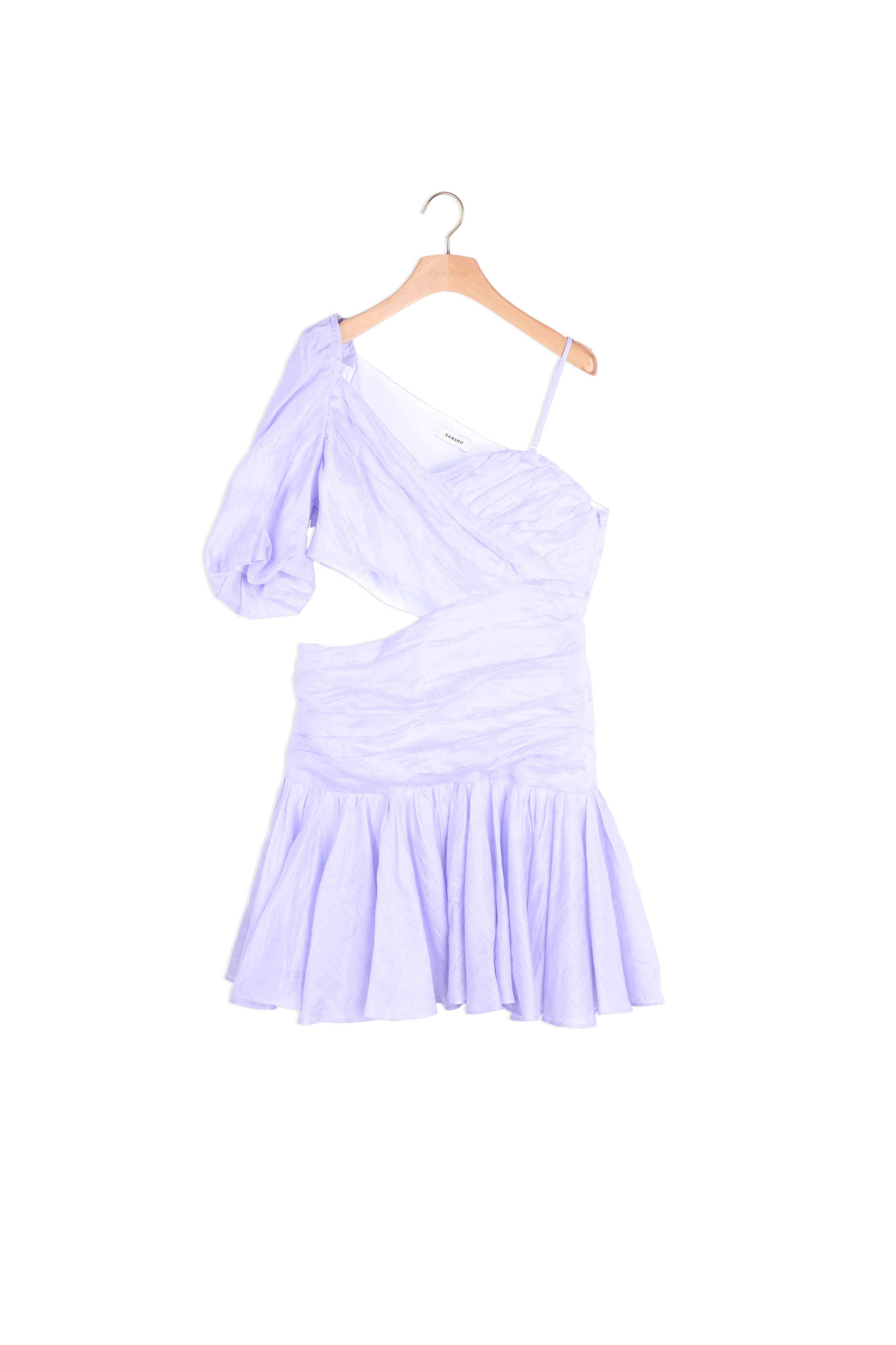 Robe drapée asymétrique Sandro seconde main