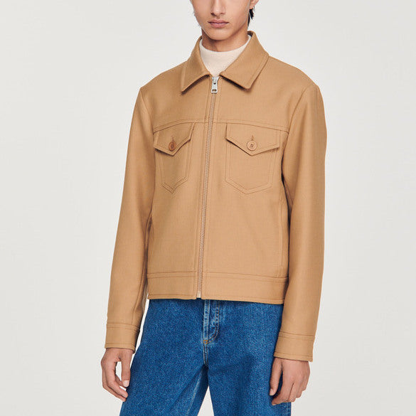 Blouson à fermeture zippée Sandro seconde main