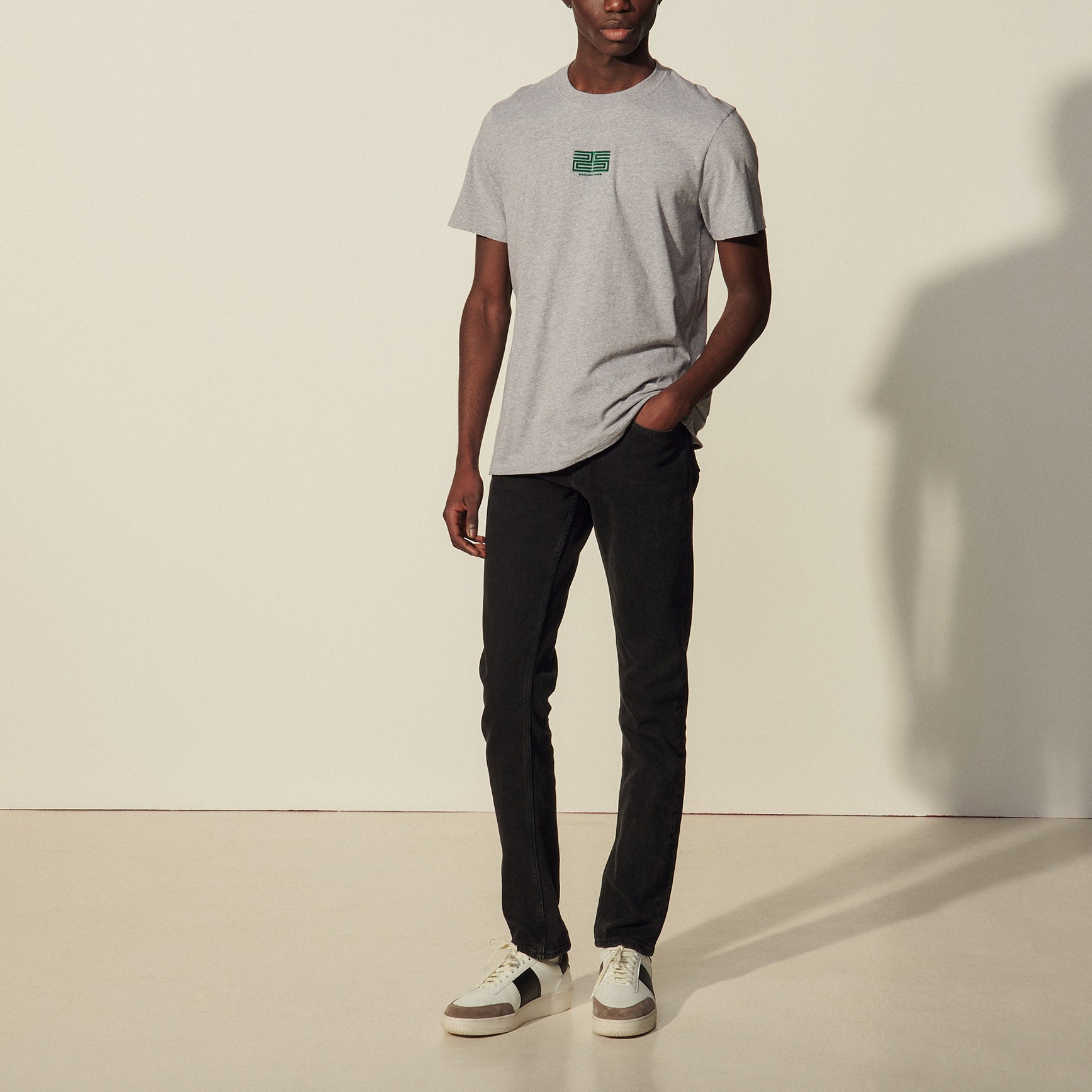 T-shirt en coton avec flocage Sandro seconde main