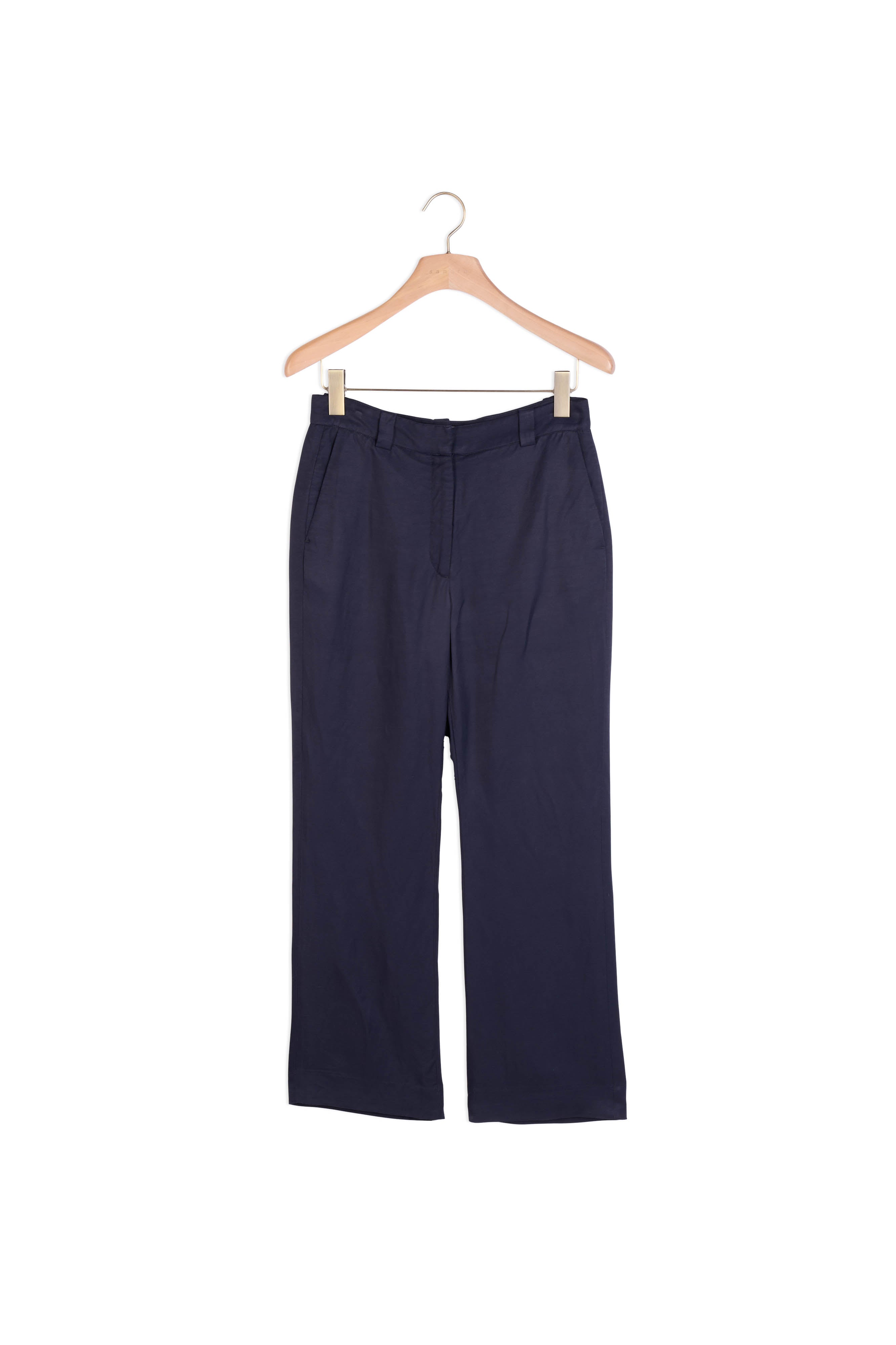 Pantalon droit à plis marqués Sandro seconde main