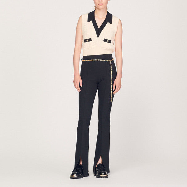 Pantalon fendu Sandro seconde main