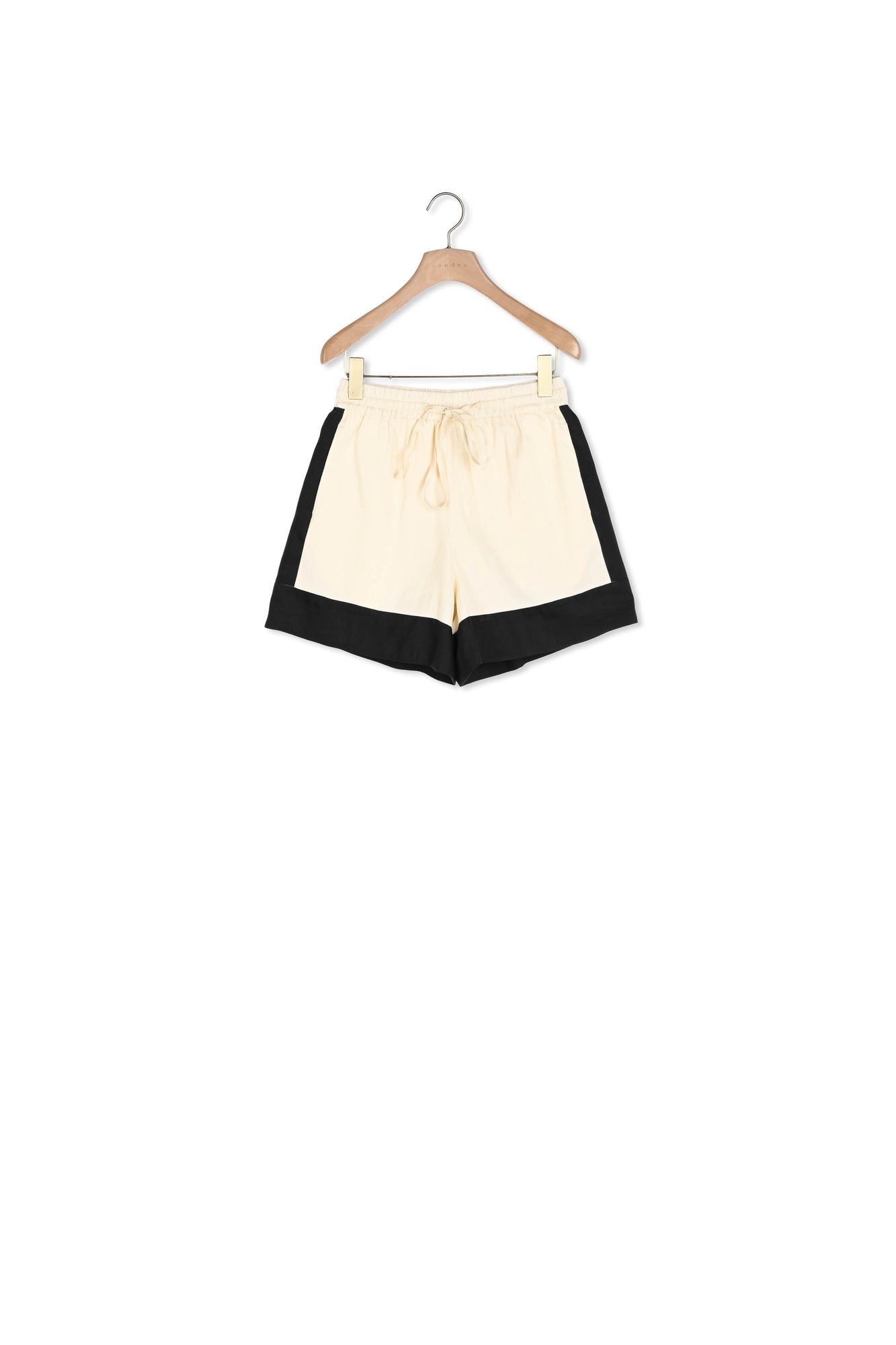 Short bicolore en lin Sandro seconde main