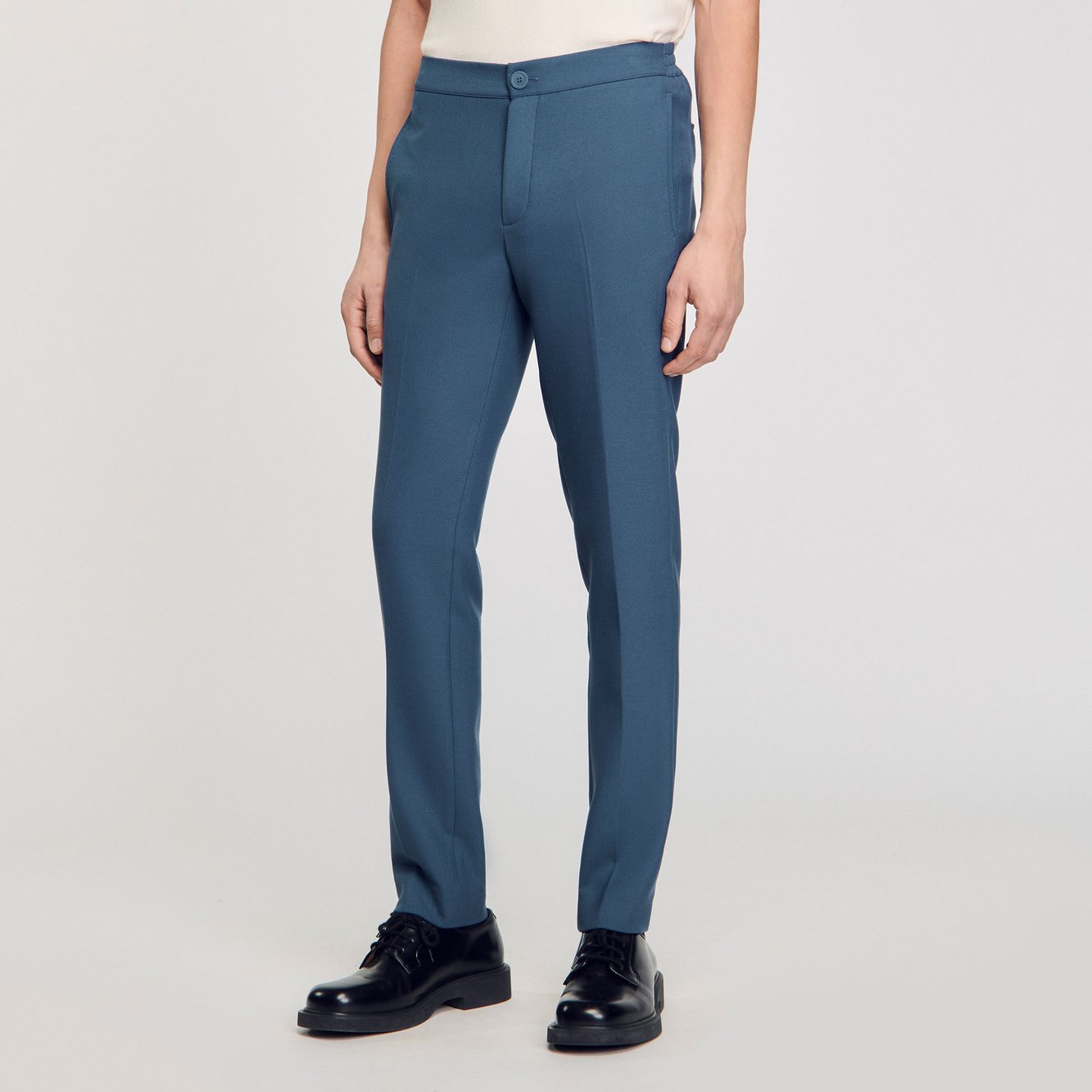 Pantalon droit à motif imprimé Sandro seconde main