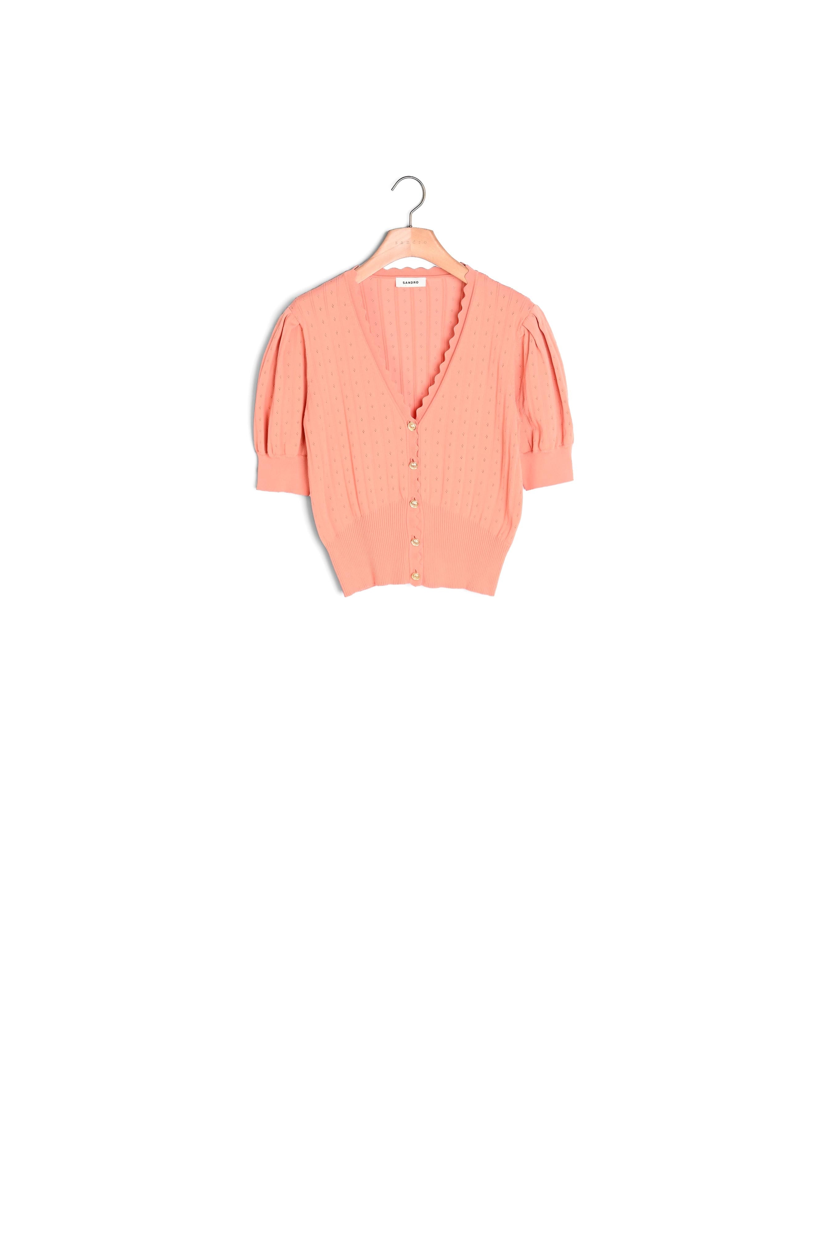 Cardigan court à manches ballons Sandro seconde main