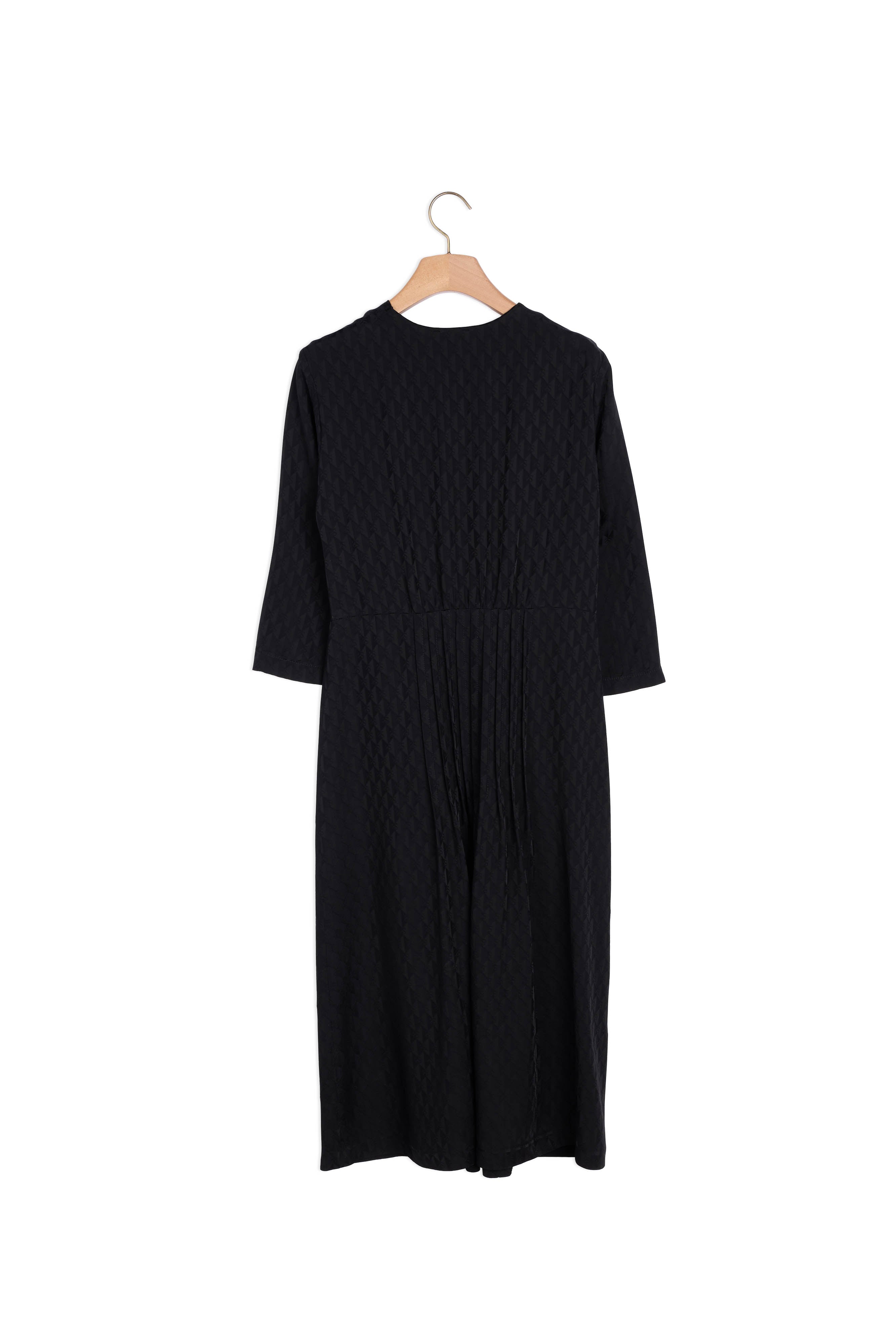 Robe longue jacquard et pressions Sandro seconde main