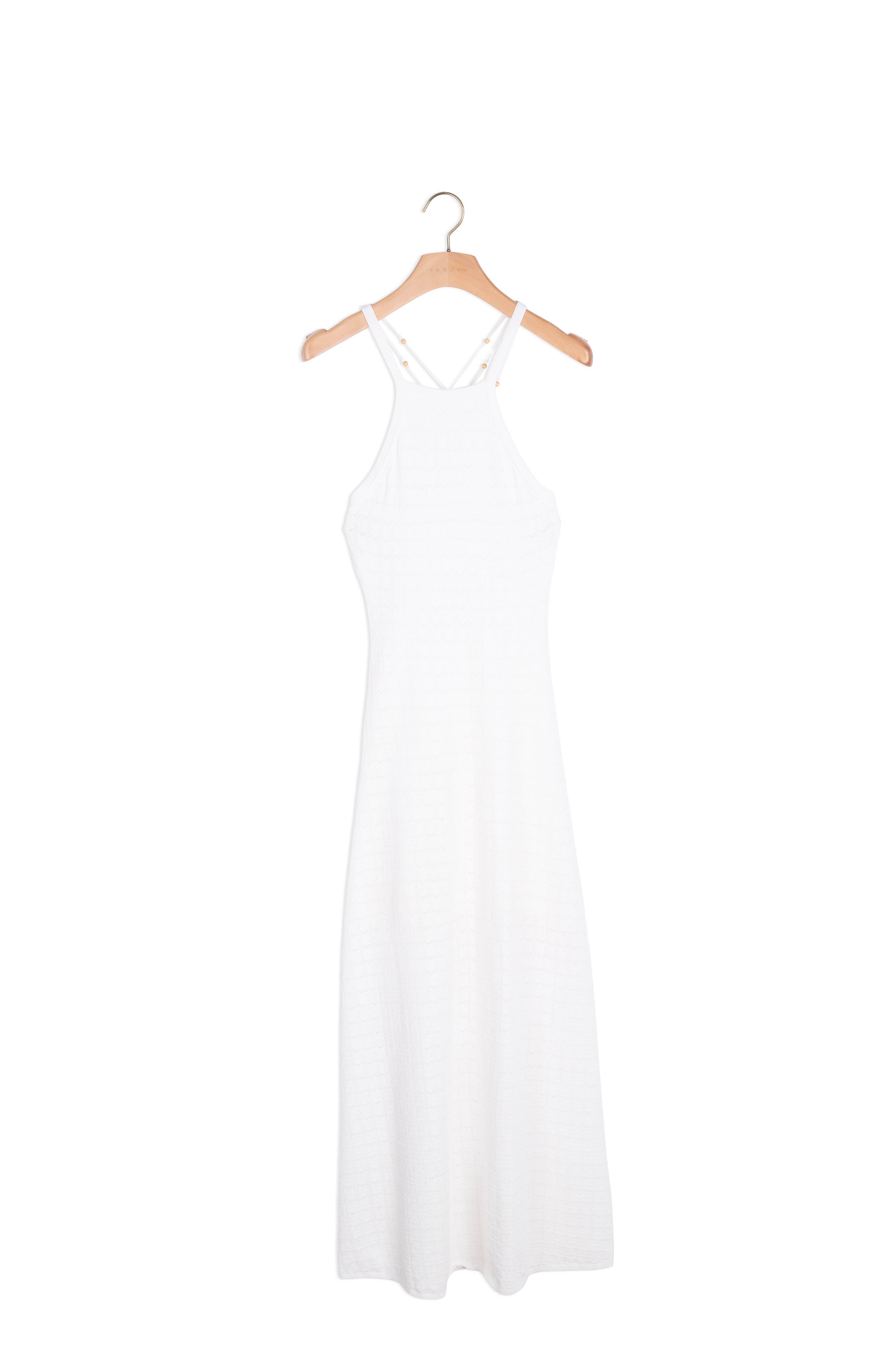 Robe longue en Maille pointelle Sandro seconde main