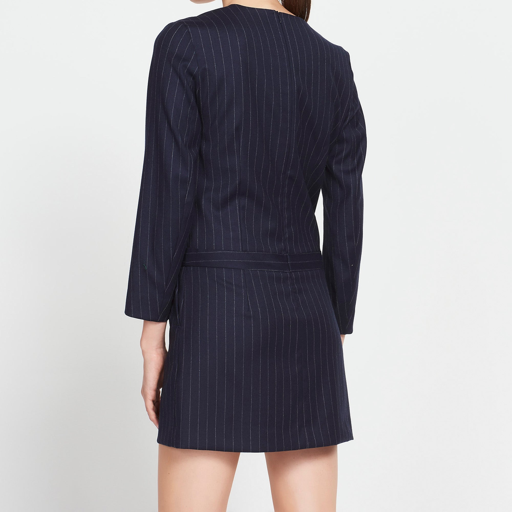 Robe laine mélangée décolleté plongeant Sandro seconde main