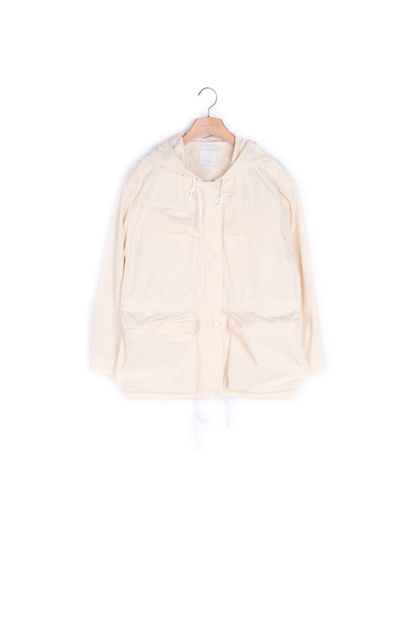 Blouson en nylon à capuche Sandro seconde main